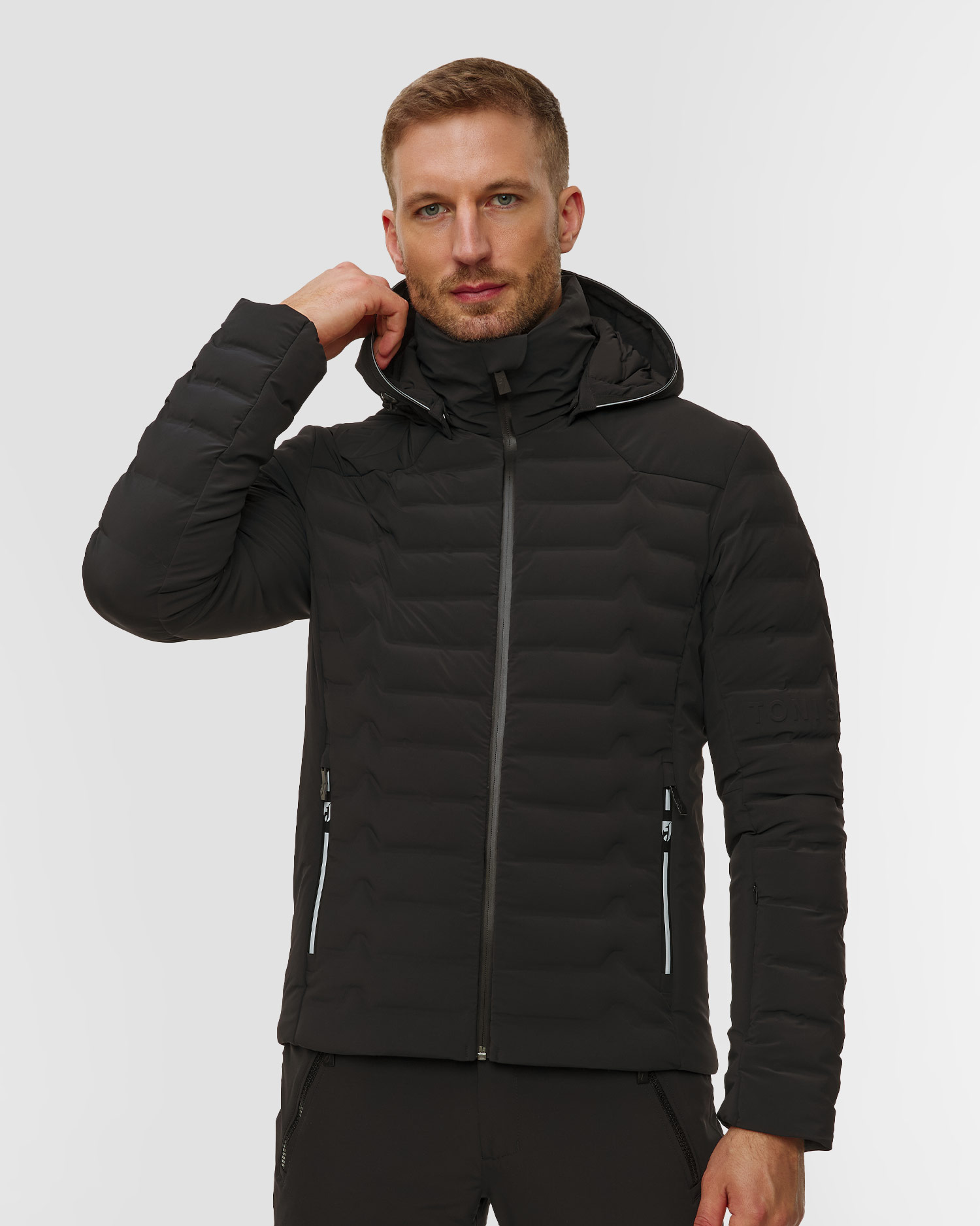 Men's black ski jacket Toni Sailer Howard