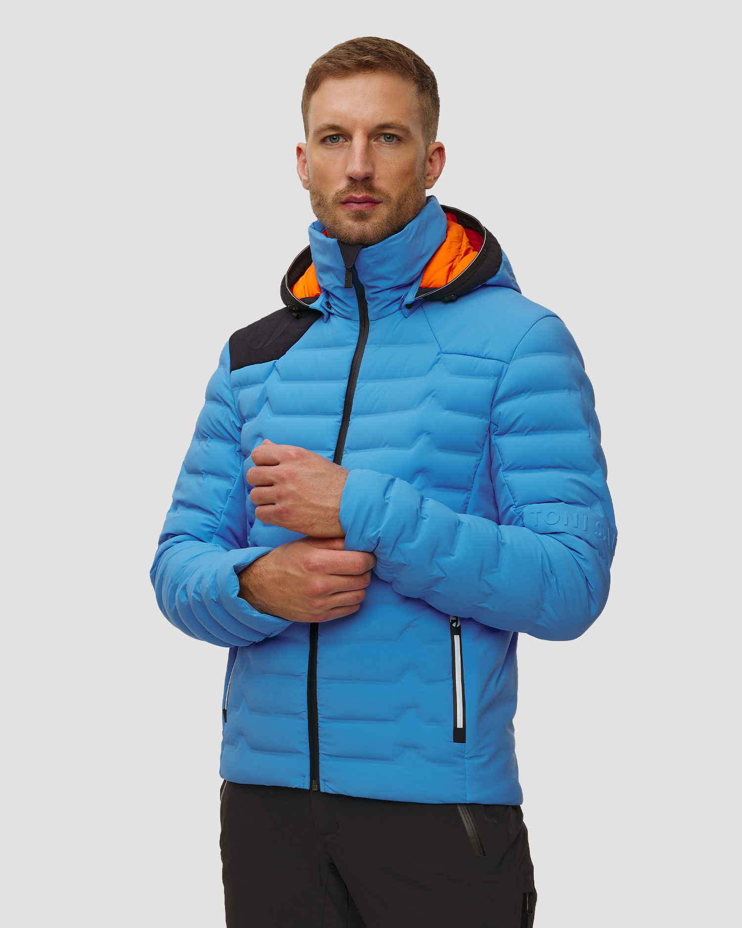 Men's blue ski jacket Toni Sailer Howard