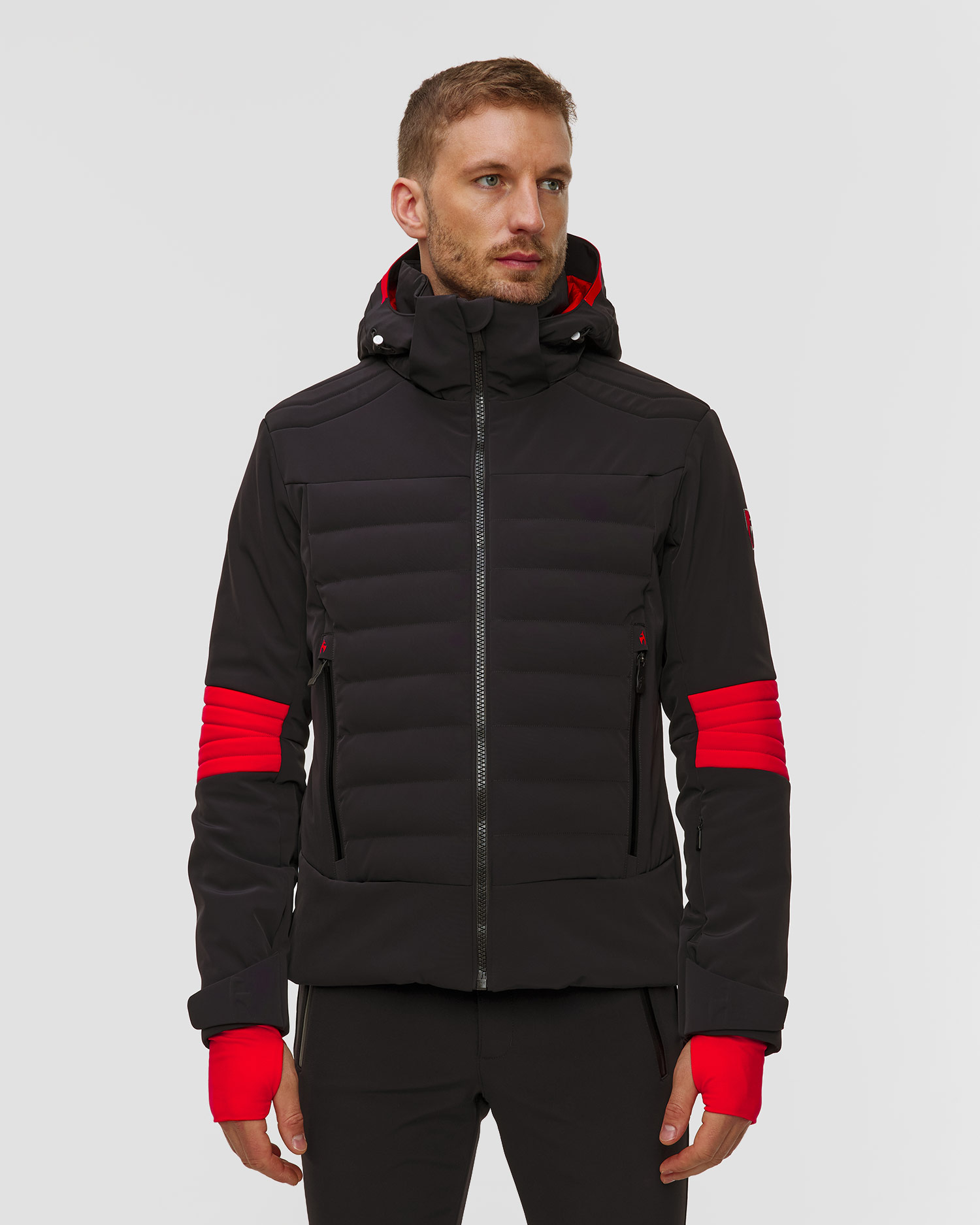 Veste de ski noire pour hommes Toni Sailer Matti
