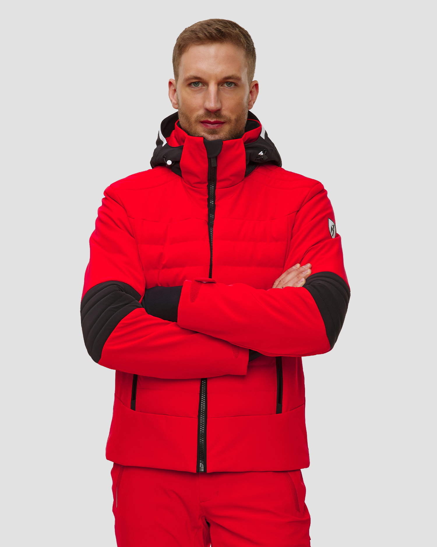 Veste de ski rouge pour hommes Toni Sailer Matti