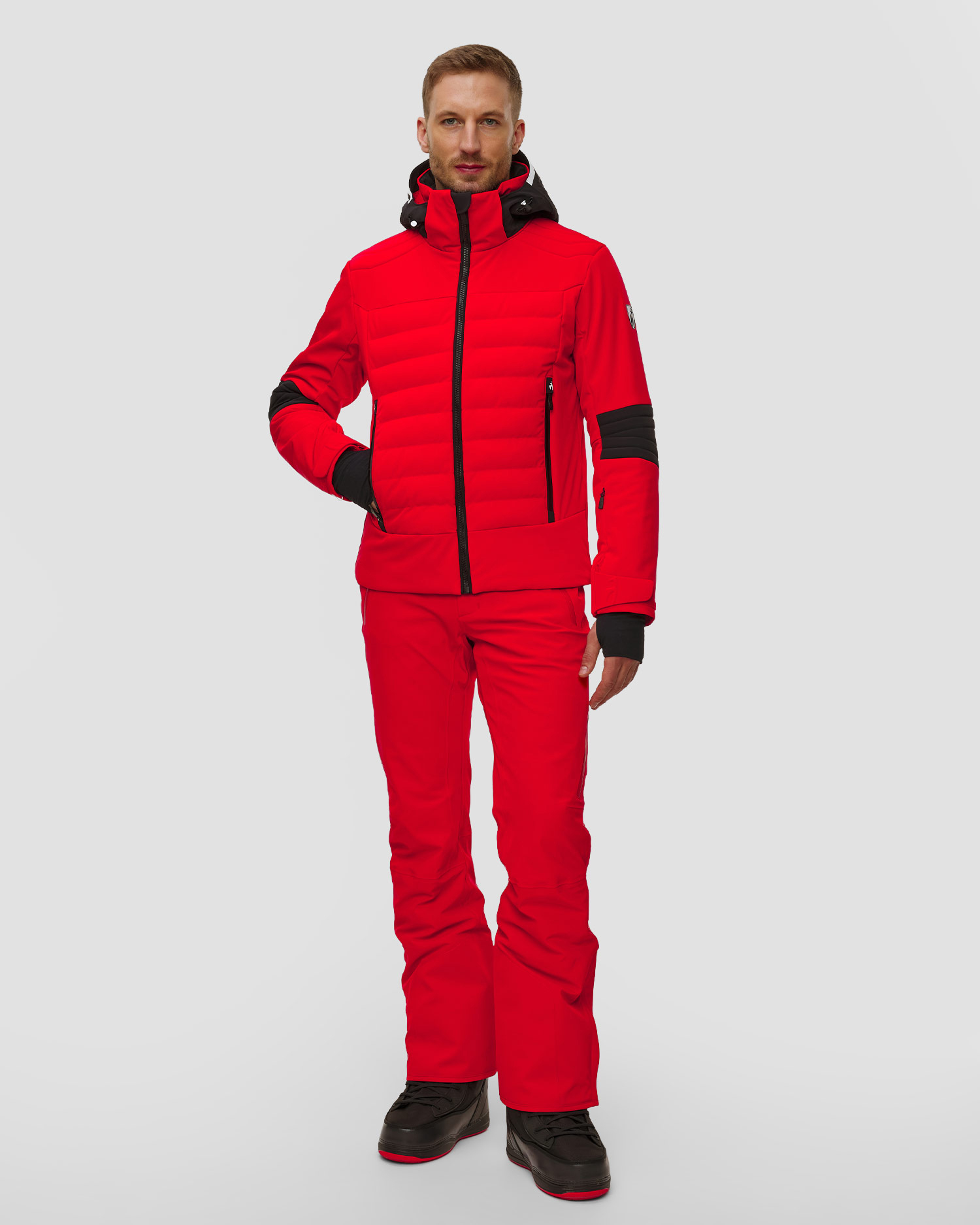 Men's red ski jacket Toni Sailer Matti