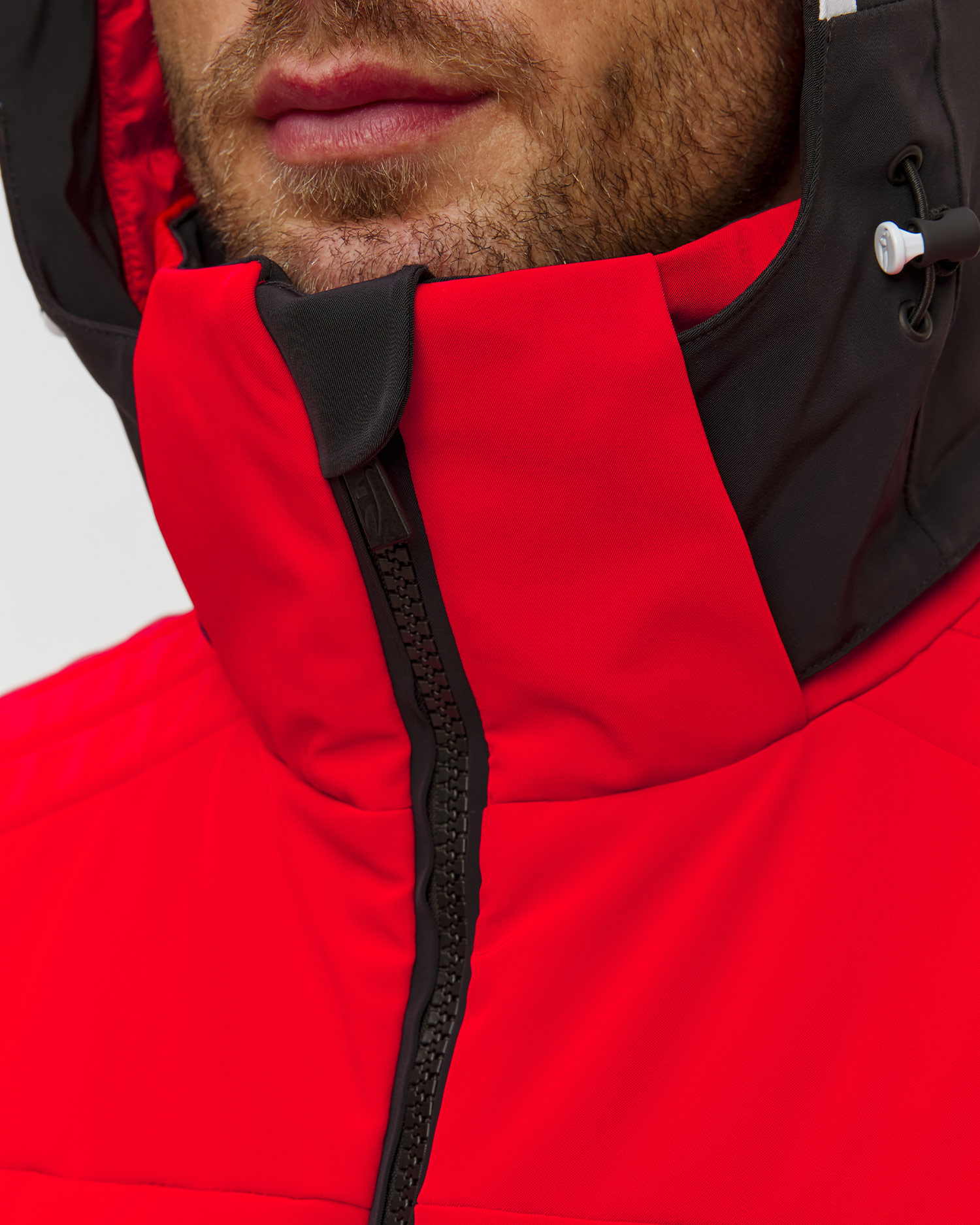 Veste de ski rouge pour hommes Toni Sailer Matti