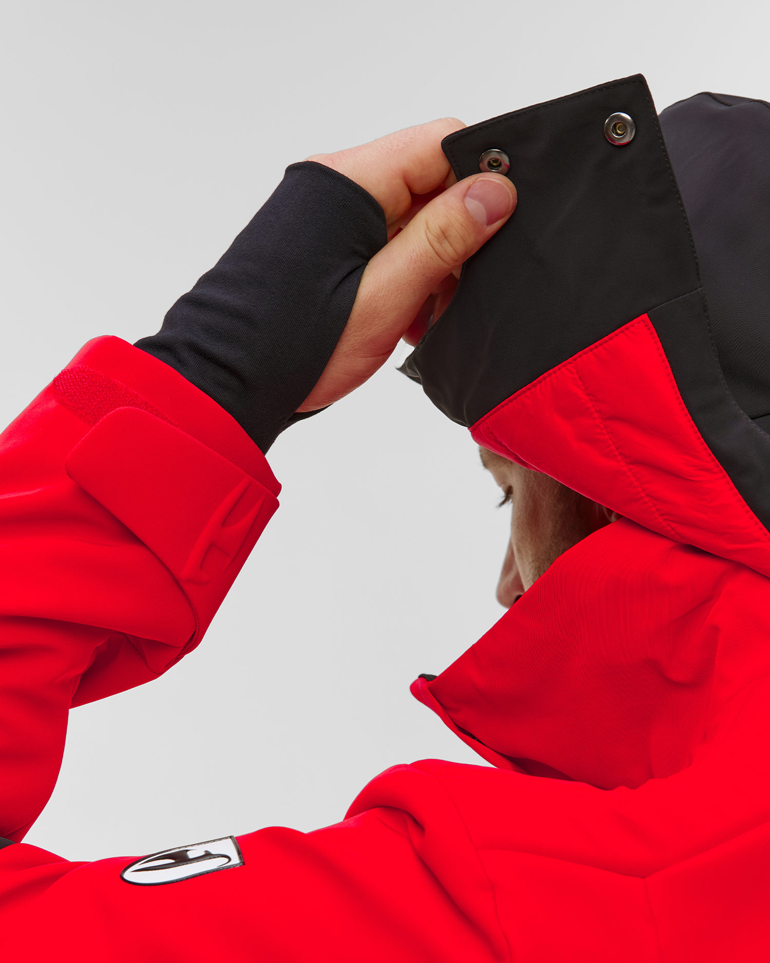 Veste de ski rouge pour hommes Toni Sailer Matti