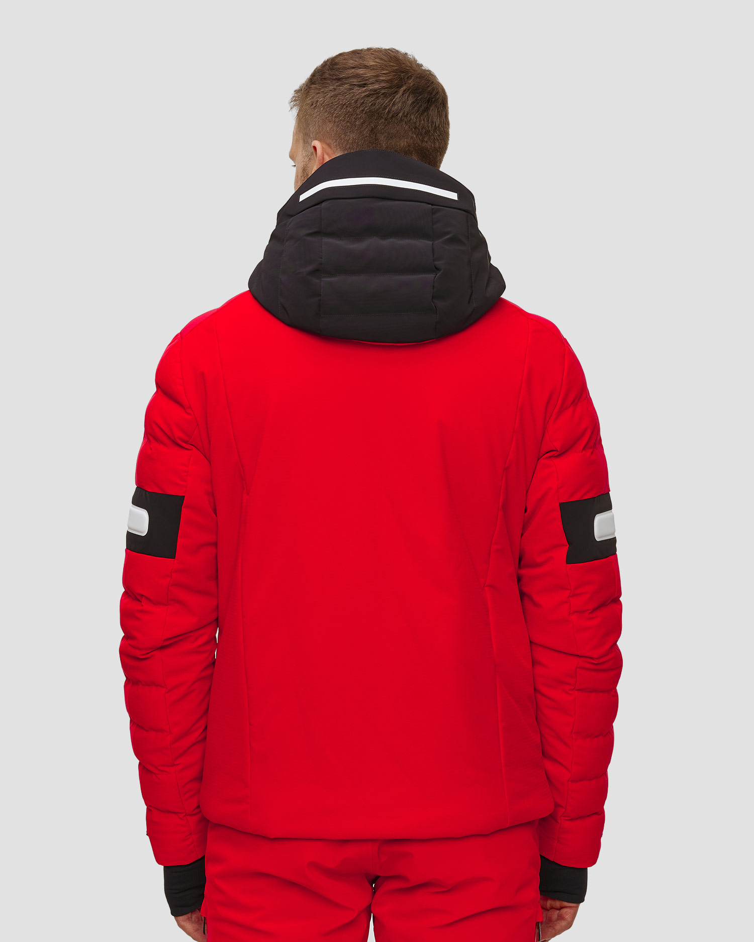 Veste de ski rouge pour hommes Toni Sailer Gideon