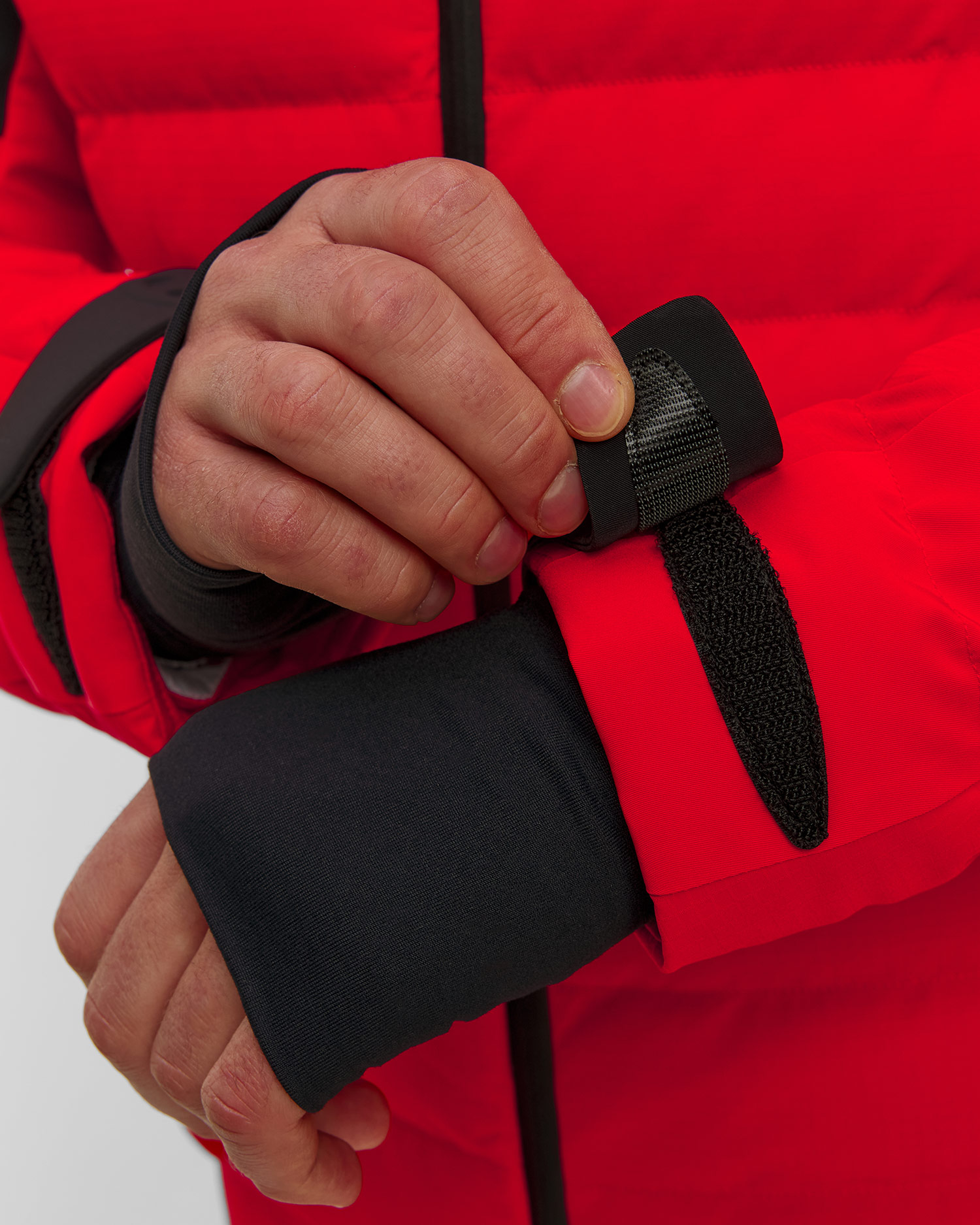 Veste de ski rouge pour hommes Toni Sailer Gideon
