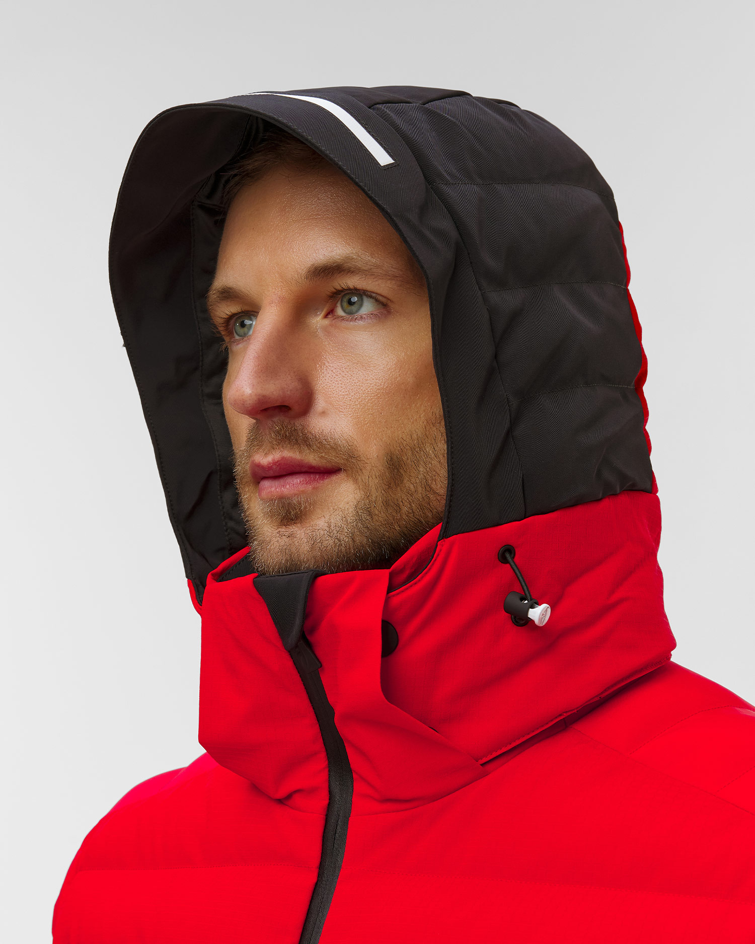 Veste de ski rouge pour hommes Toni Sailer Gideon