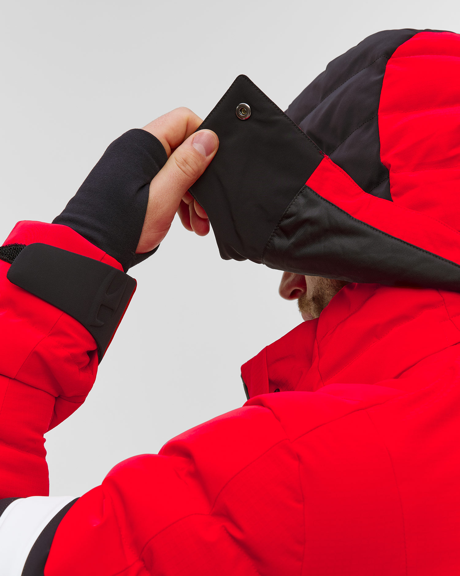 Veste de ski rouge pour hommes Toni Sailer Gideon
