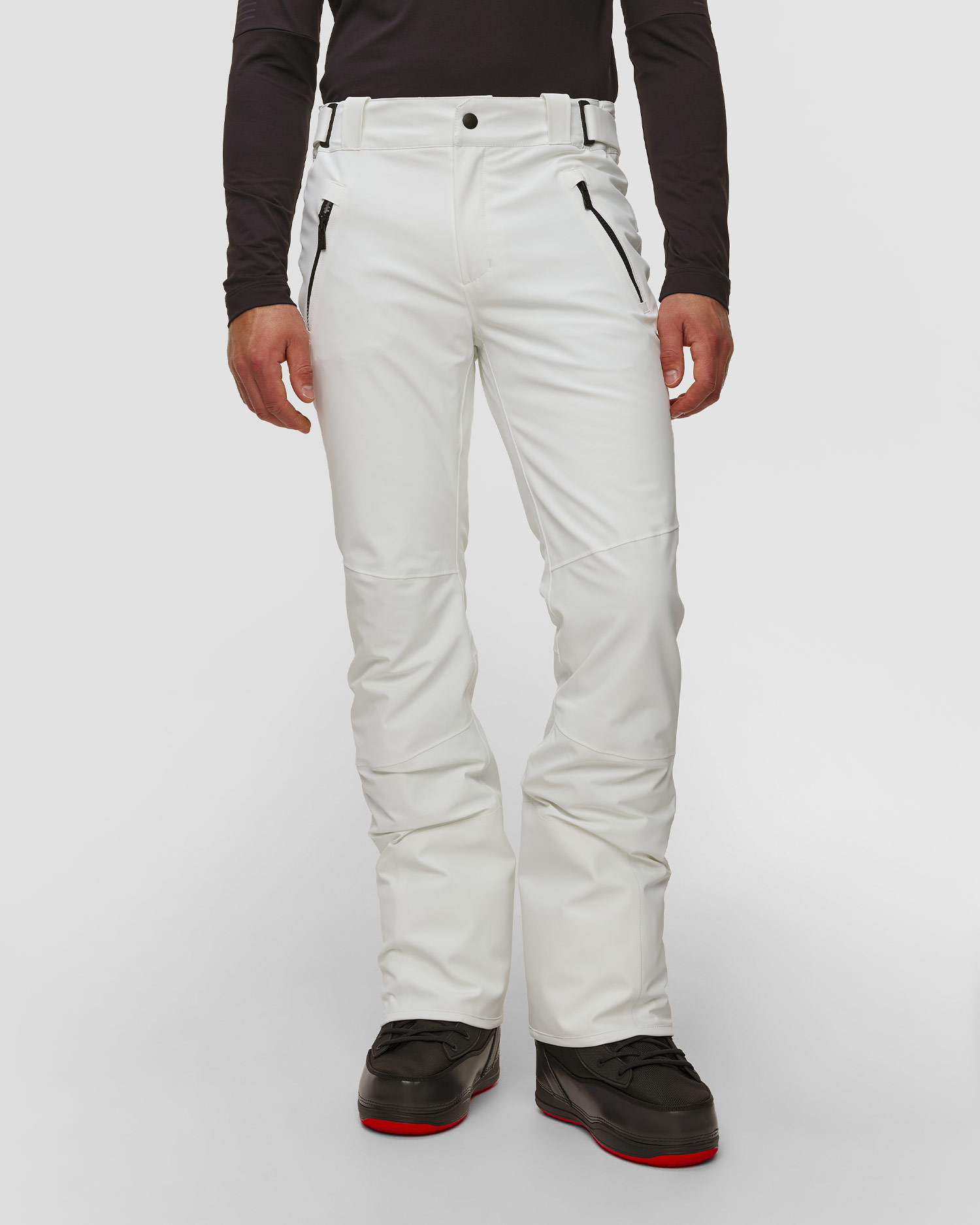 Pantaloni albi de schi pentru bărbați Toni Sailer William