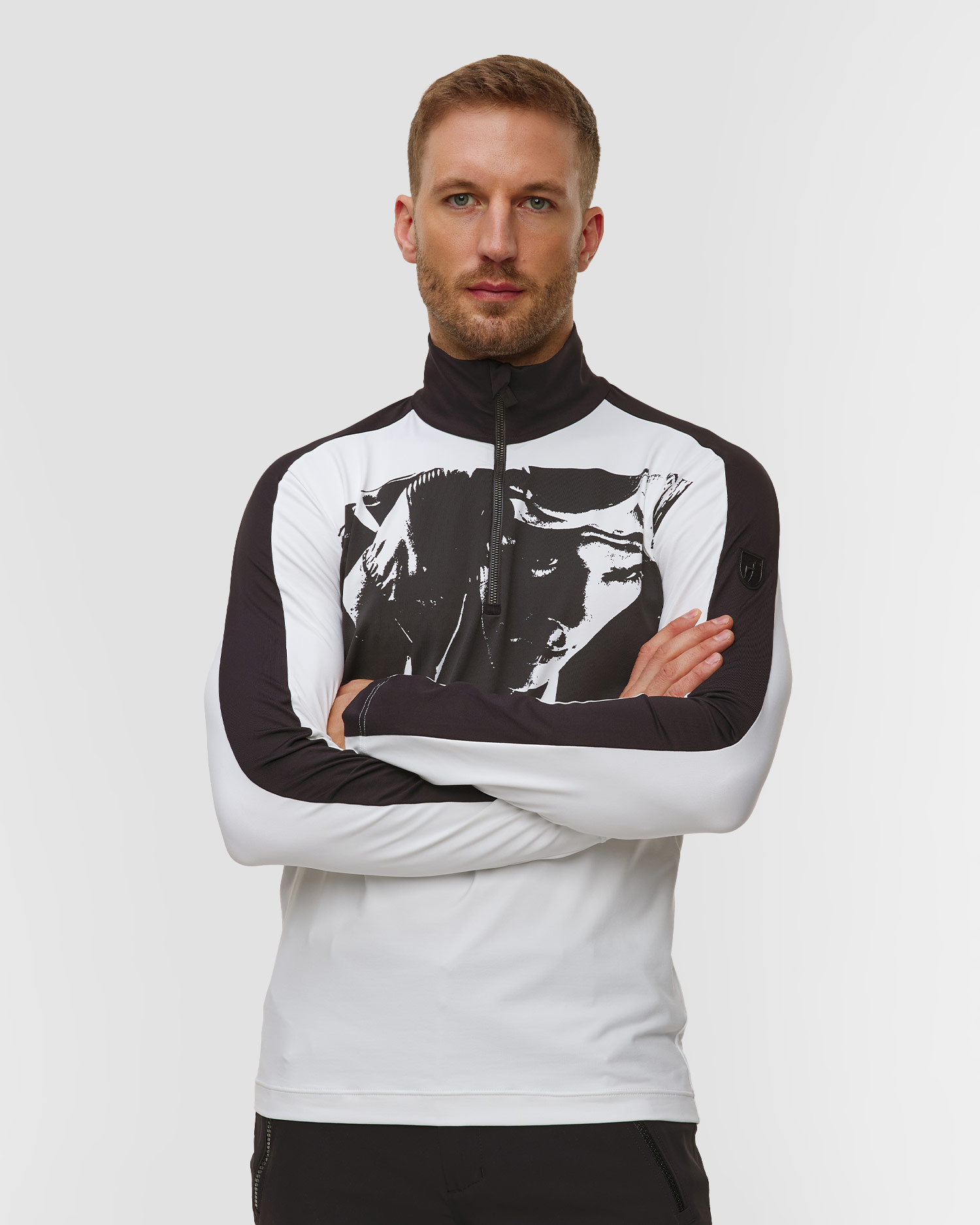 Pulover de schi cu guler înalt pentru bărbați Toni Sailer Luca