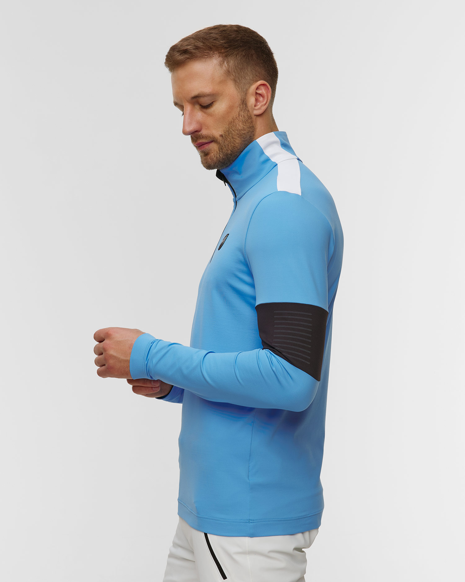 Men's blue ski turtleneck Toni Sailer Victor