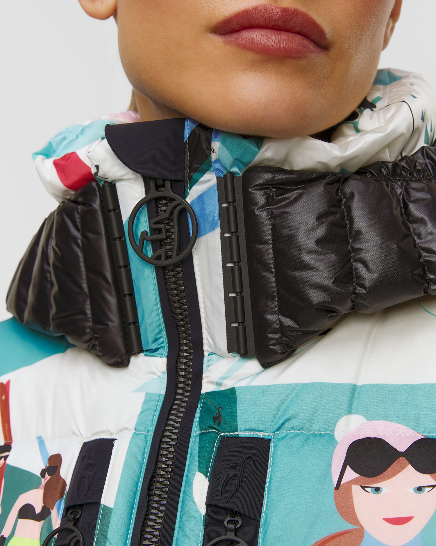 Women's ski jacket Toni Sailer Bernadette Print