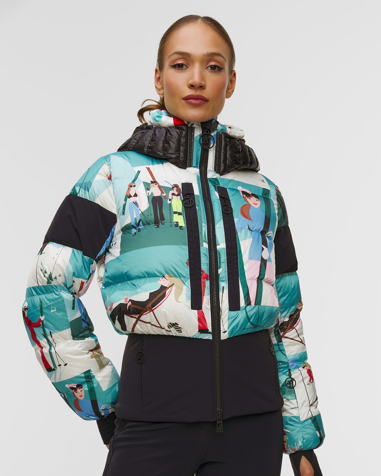 Women's ski jacket Toni Sailer Bernadette Print