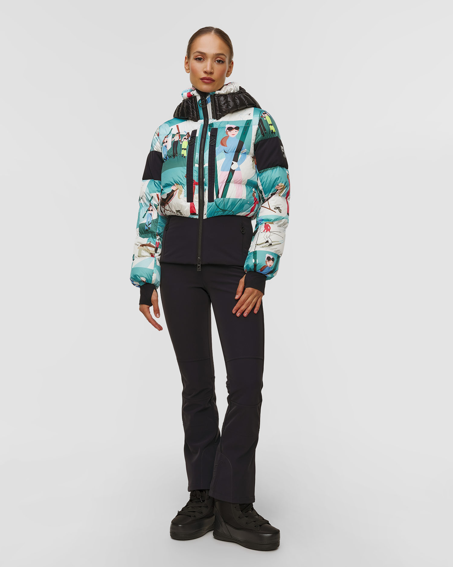 Women's ski jacket Toni Sailer Bernadette Print