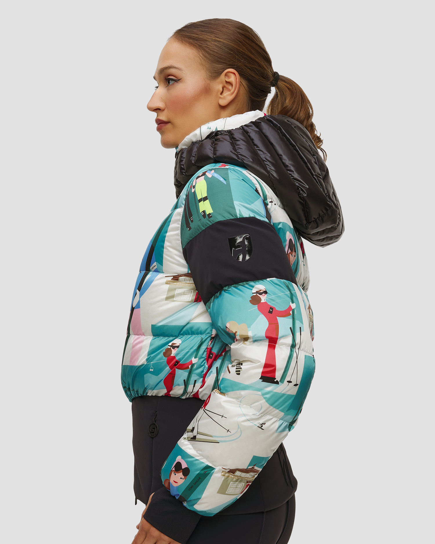 Women's ski jacket Toni Sailer Bernadette Print