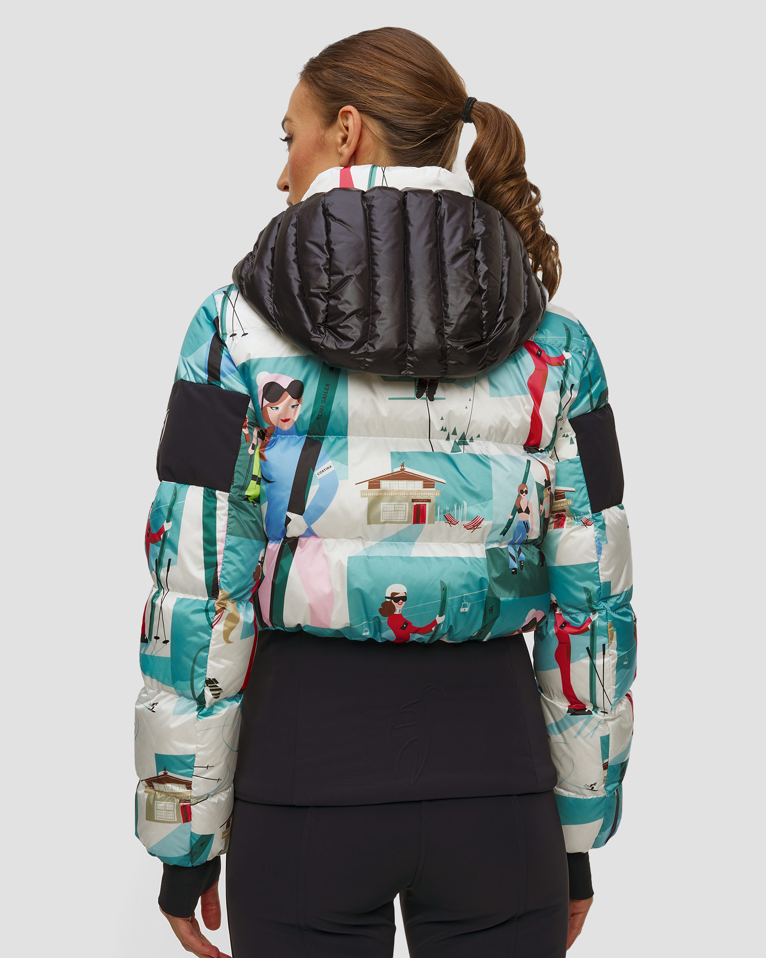 Women's ski jacket Toni Sailer Bernadette Print