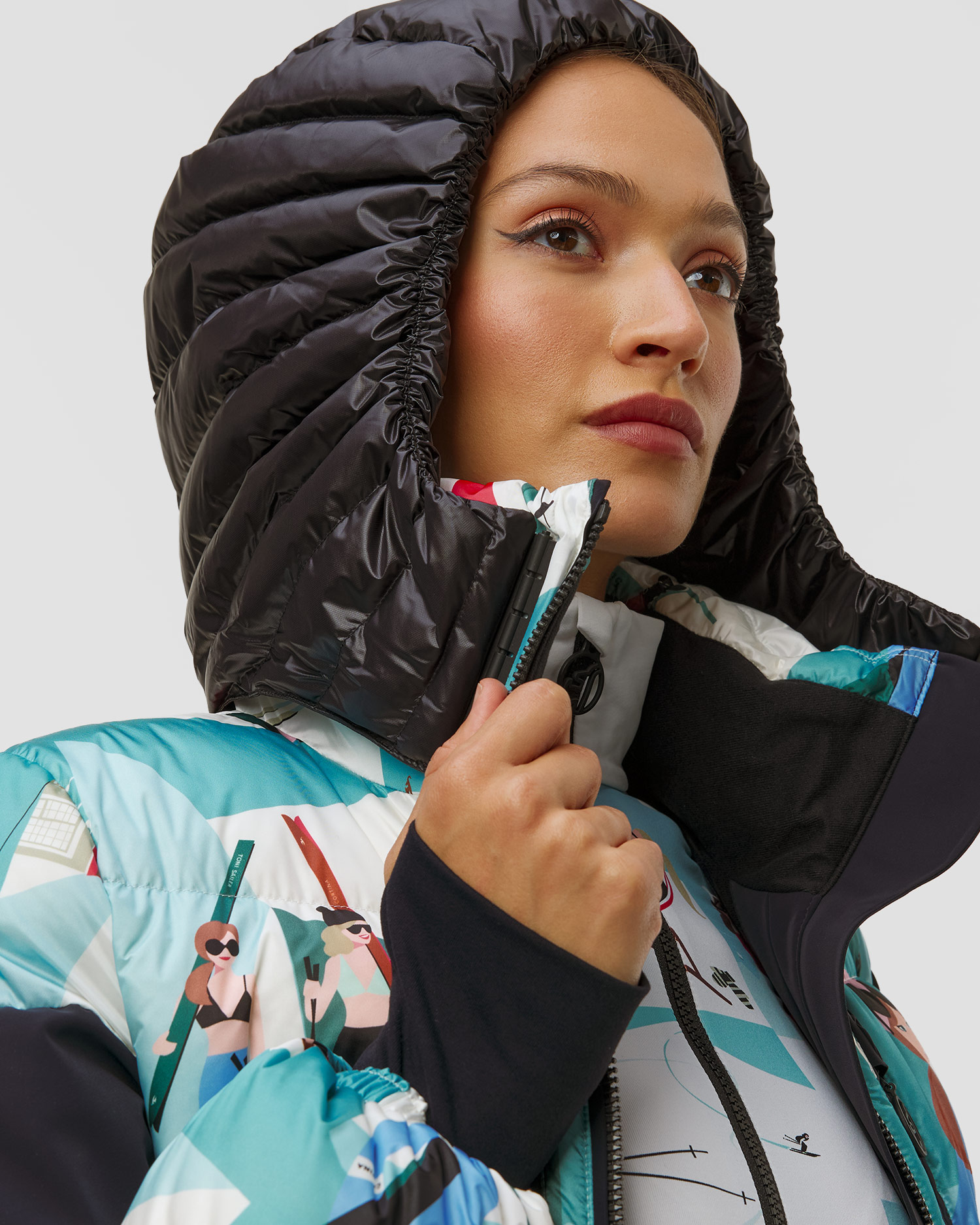 Women's ski jacket Toni Sailer Bernadette Print