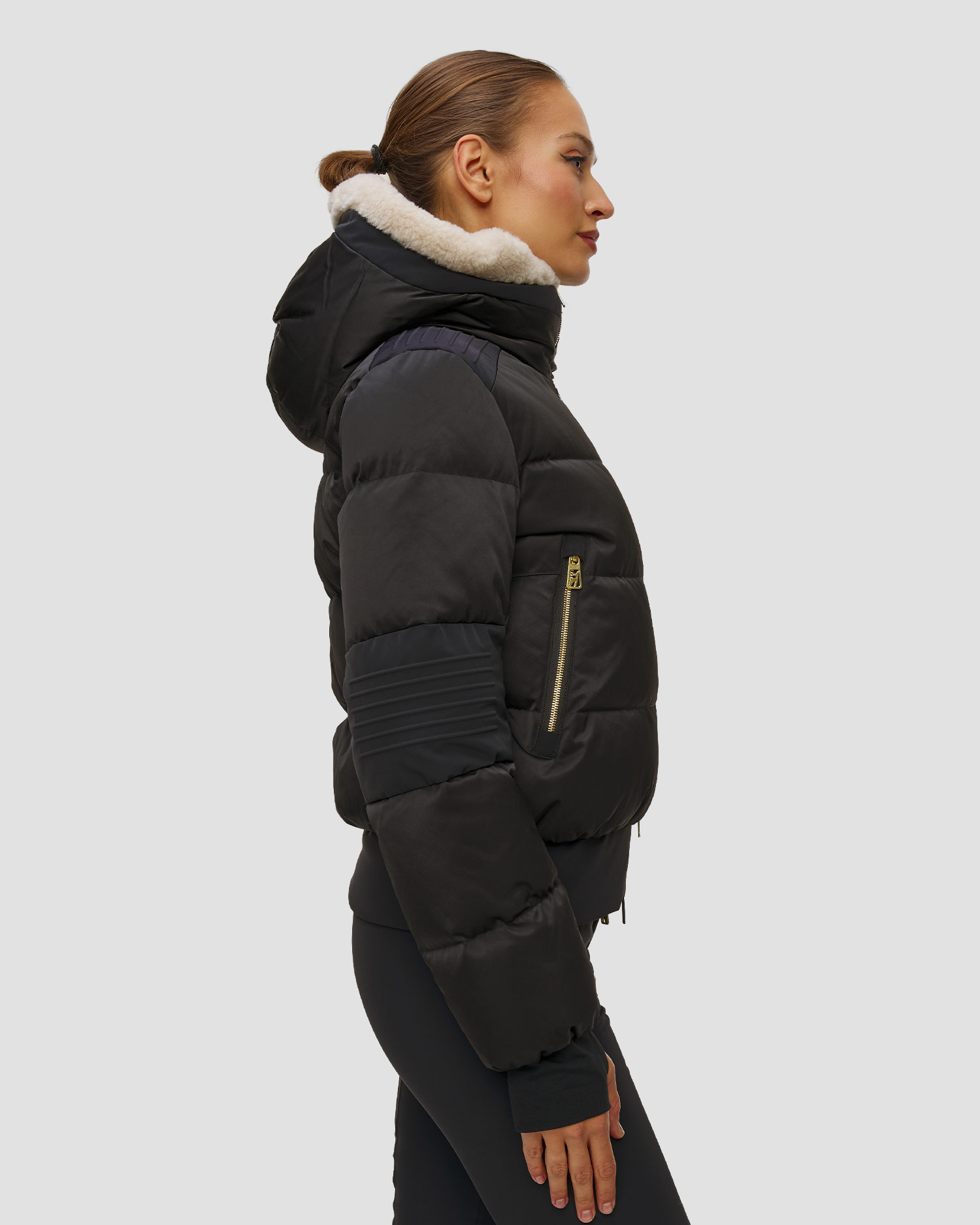 Women's black ski jacket Toni Sailer Sasha Special