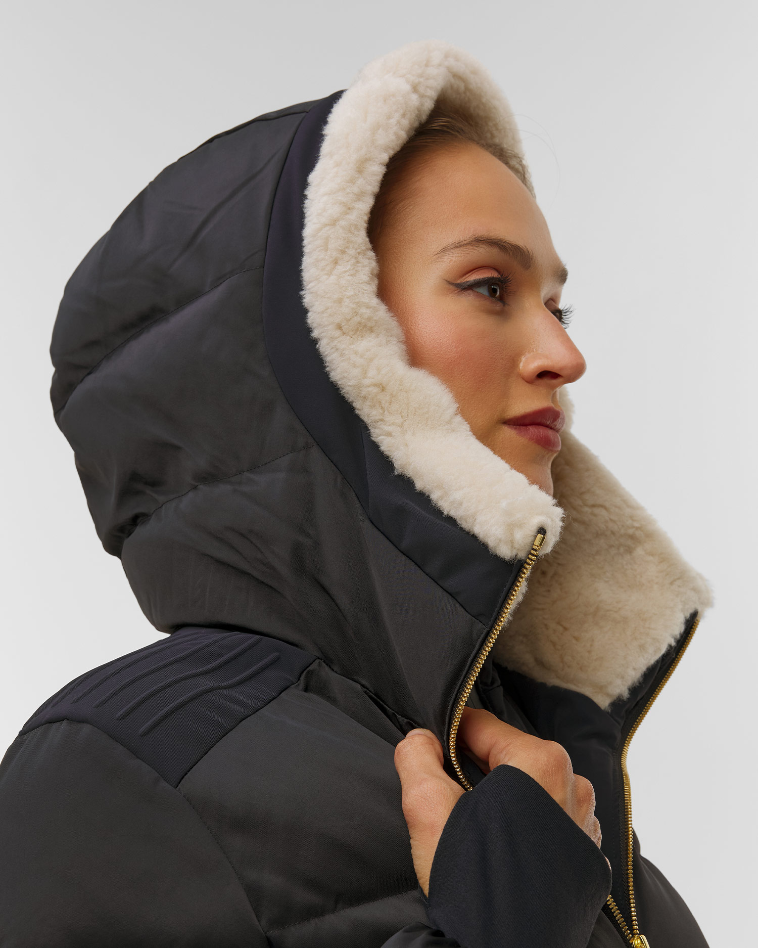 Women's black ski jacket Toni Sailer Sasha Special