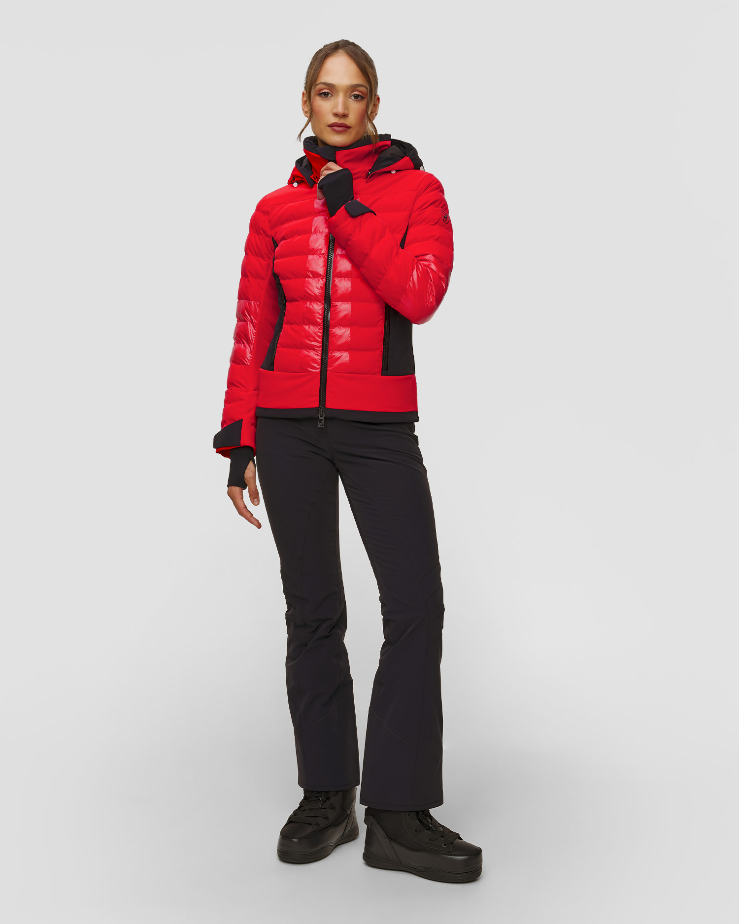 Women's red ski jacket Toni Sailer Lisbeth