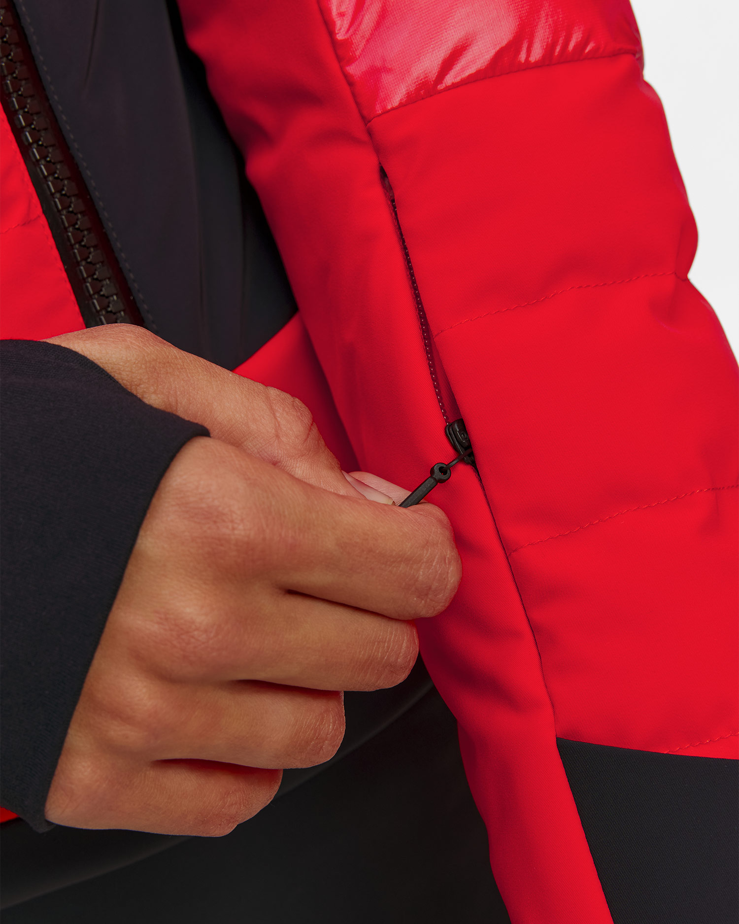 Women's red ski jacket Toni Sailer Lisbeth