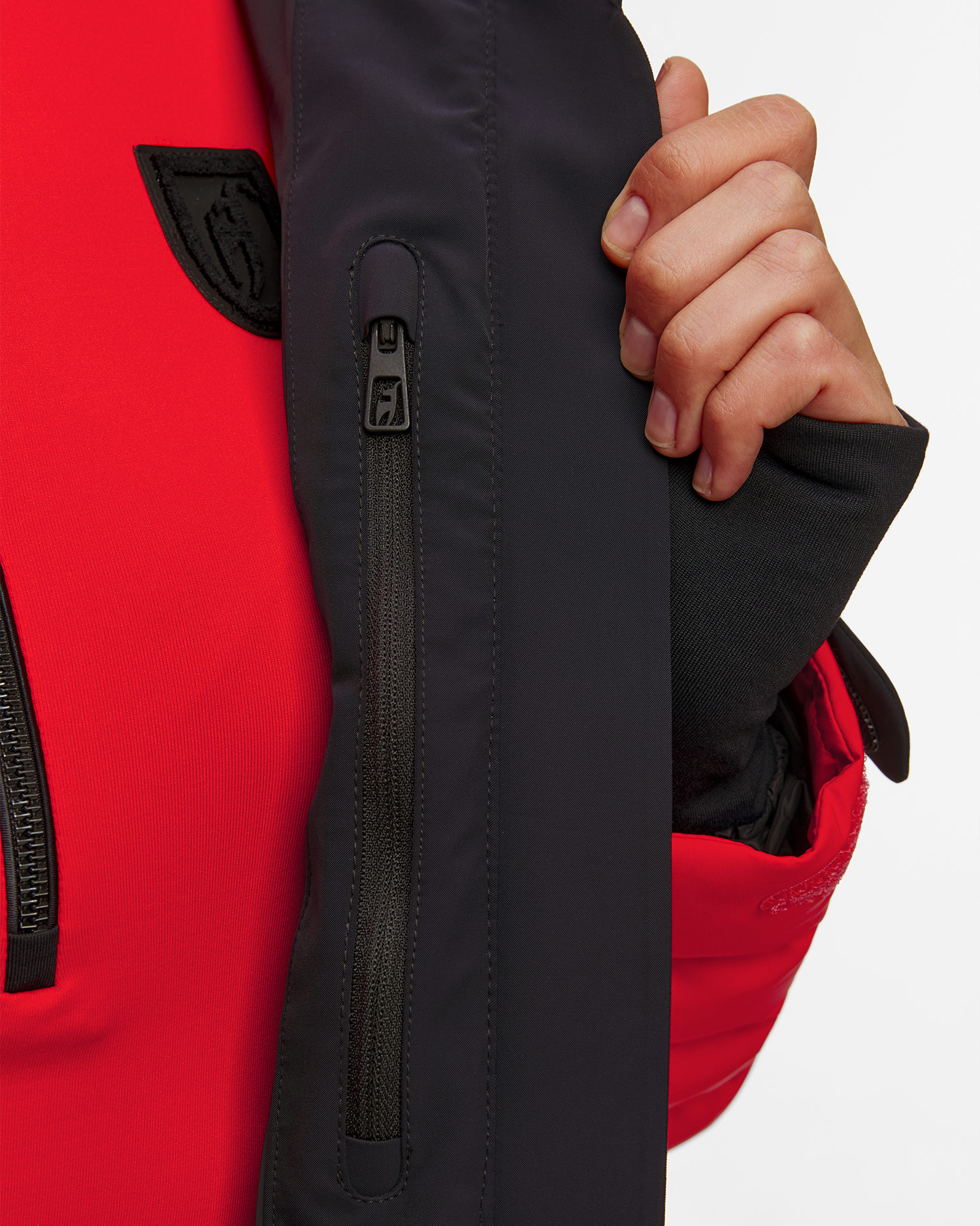 Women's red ski jacket Toni Sailer Lisbeth