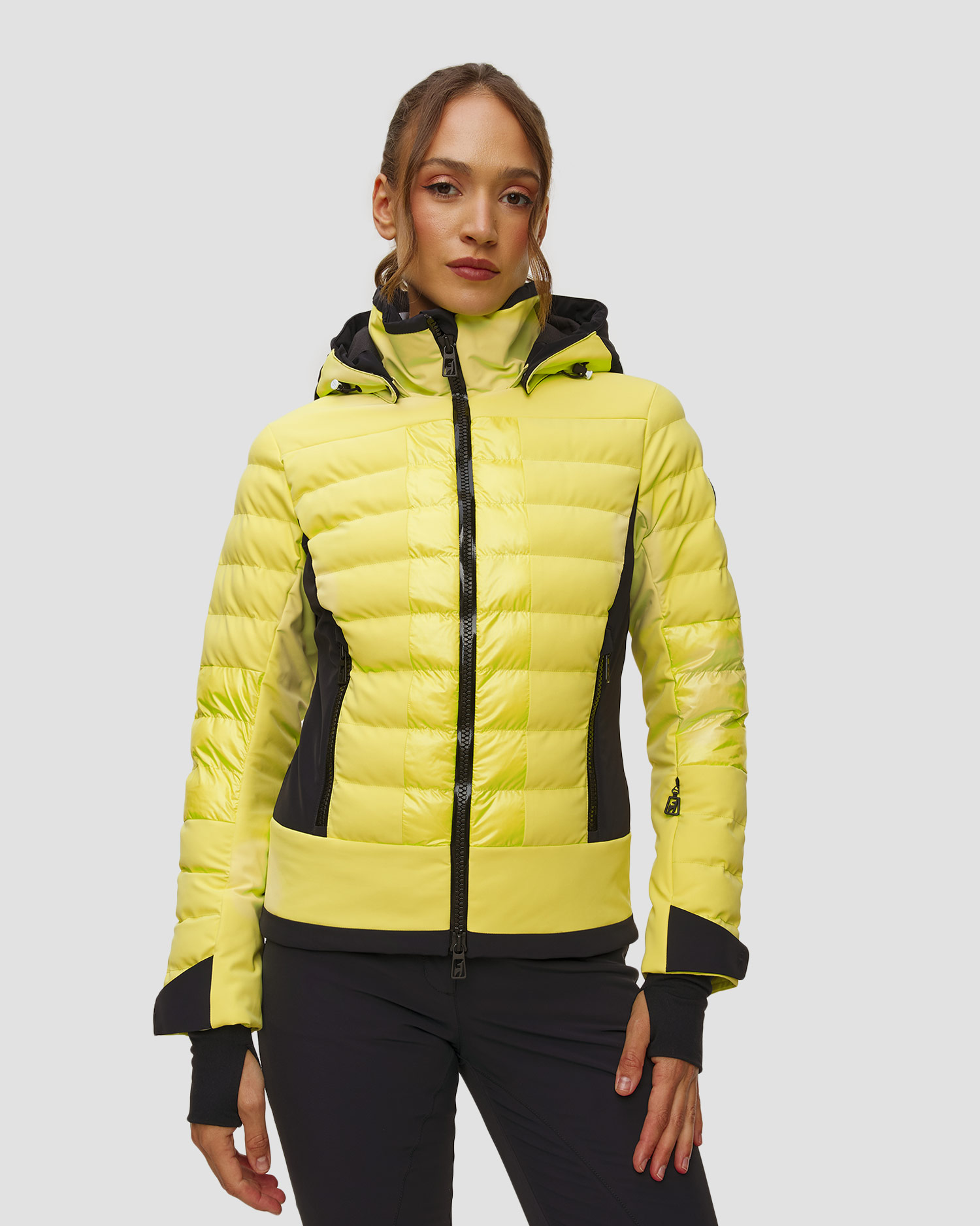Women's yellow ski jacket Toni Sailer Lisbeth
