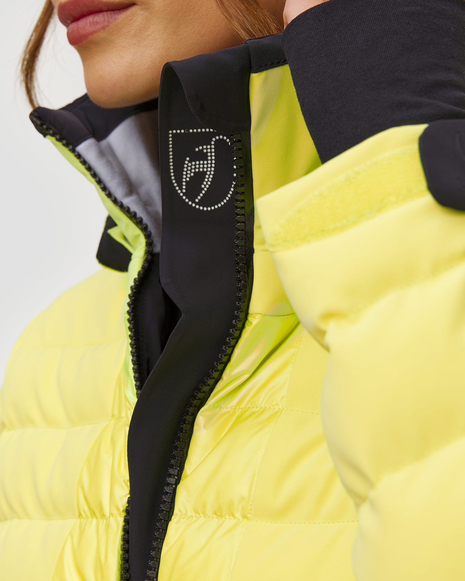 Women's yellow ski jacket Toni Sailer Lisbeth