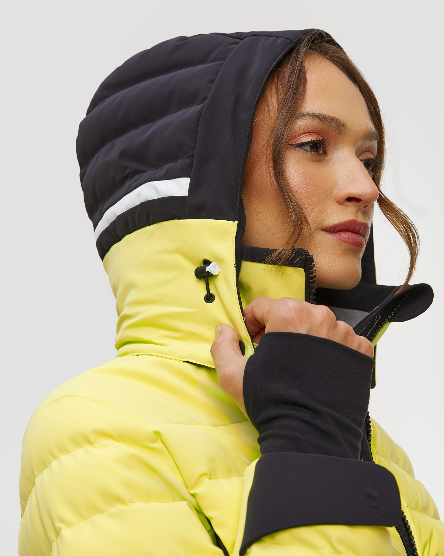 Women's yellow ski jacket Toni Sailer Lisbeth