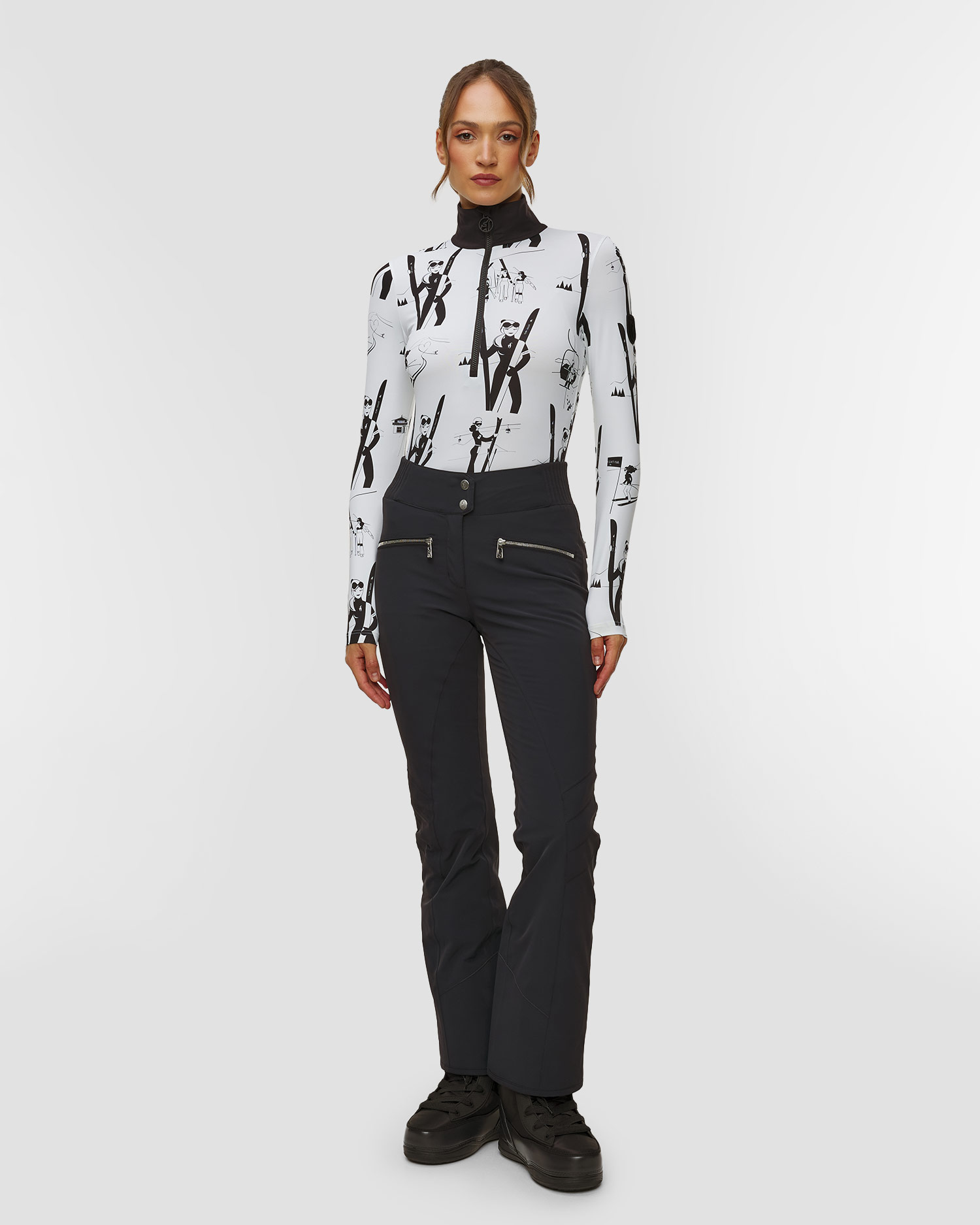 Women's black ski trousers Toni Sailer Alla