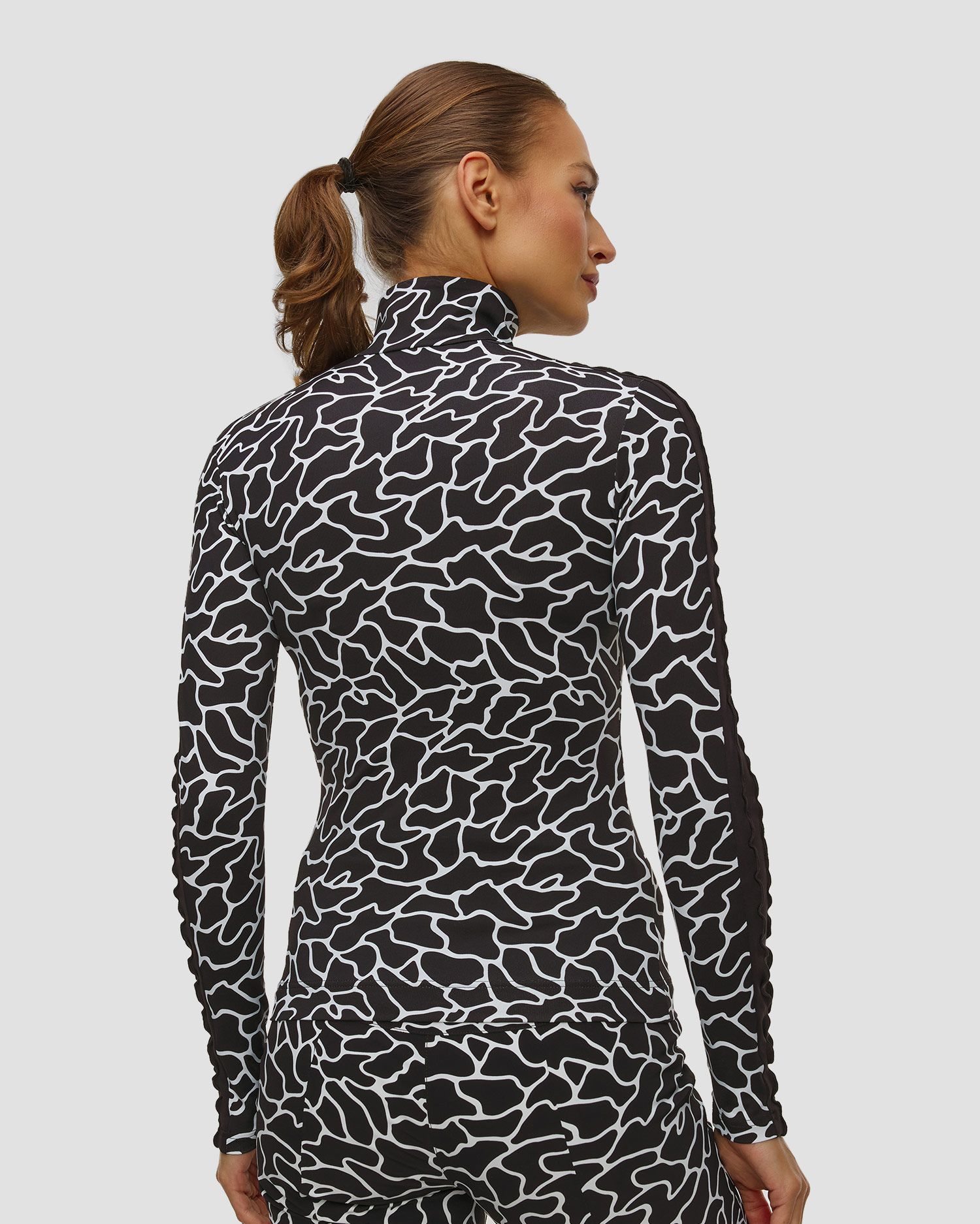 Women's ski turtleneck Toni Sailer Vreni Print