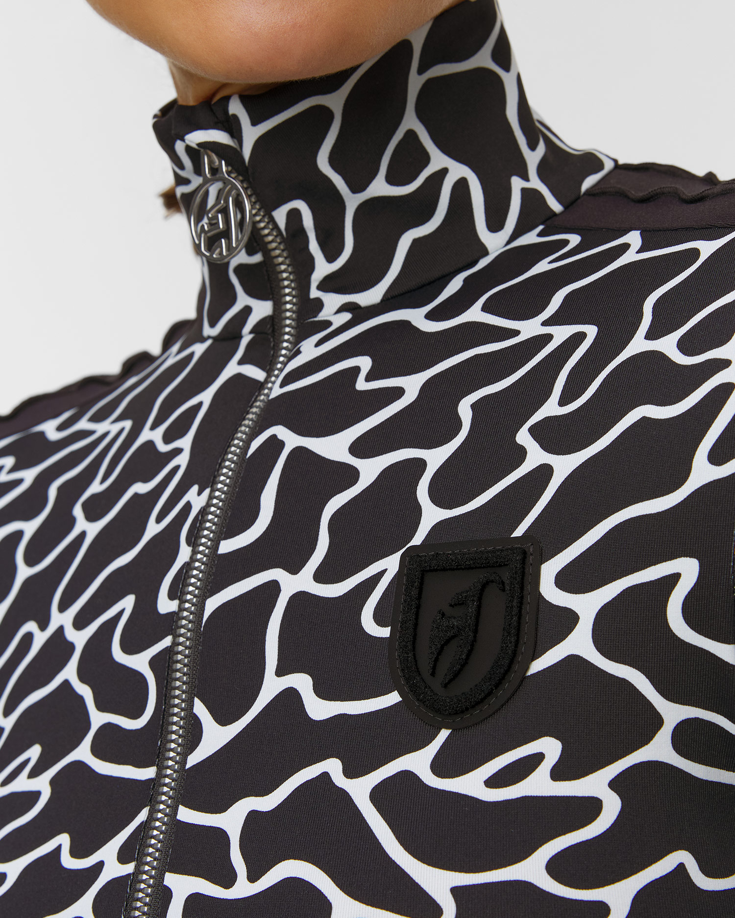 Women's ski turtleneck Toni Sailer Vreni Print