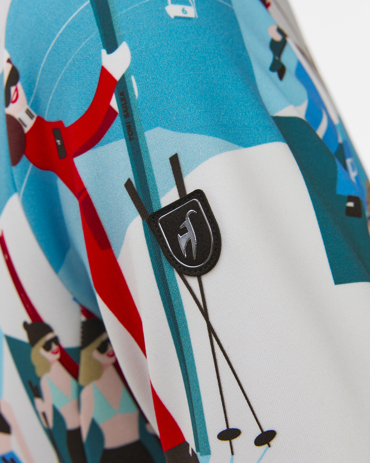 Dámska lyžiarska mikina Toni Sailer Larissa Print