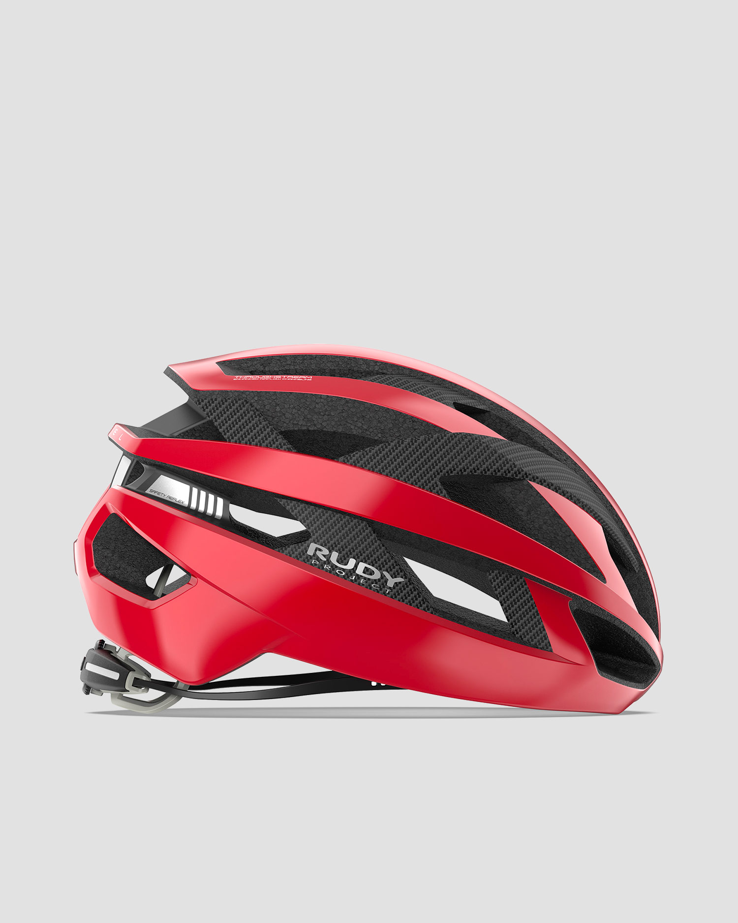 Black and red cycling helmet Rudy Project Rebel
