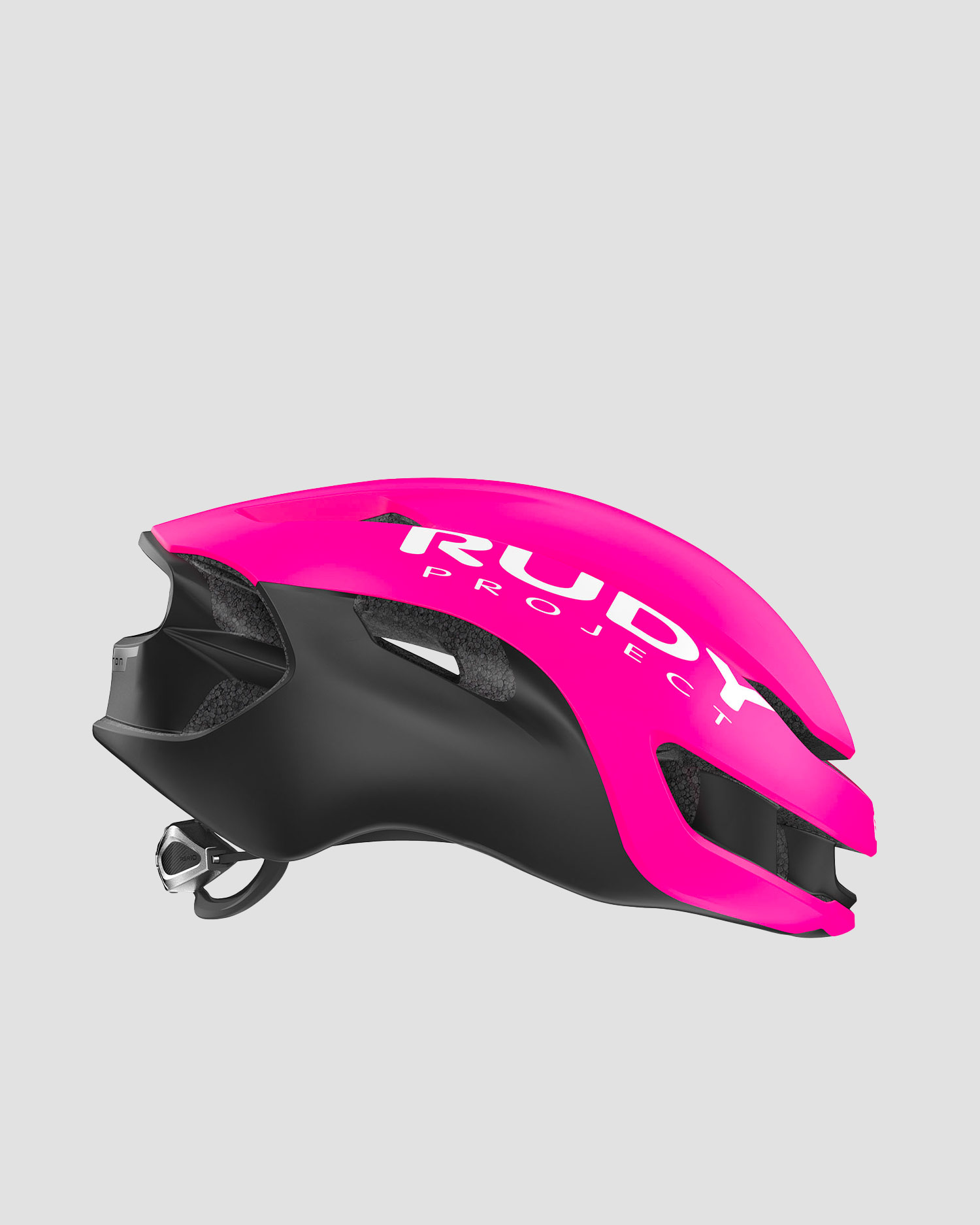Różowo-czarny kask rowerowy Rudy Project Nytron