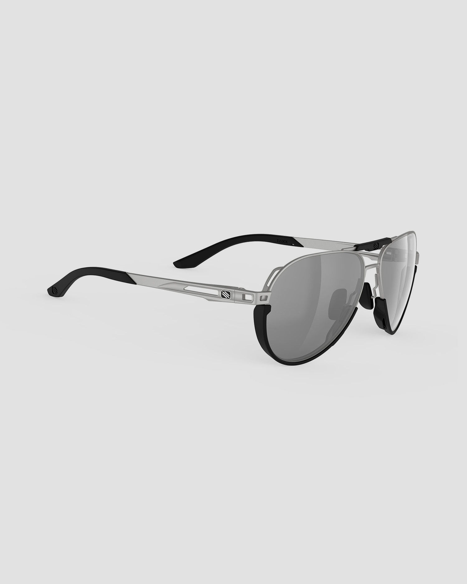 Lunettes de soleil grises Rudy Project Skytrail avec verres RP Optics Laser Black