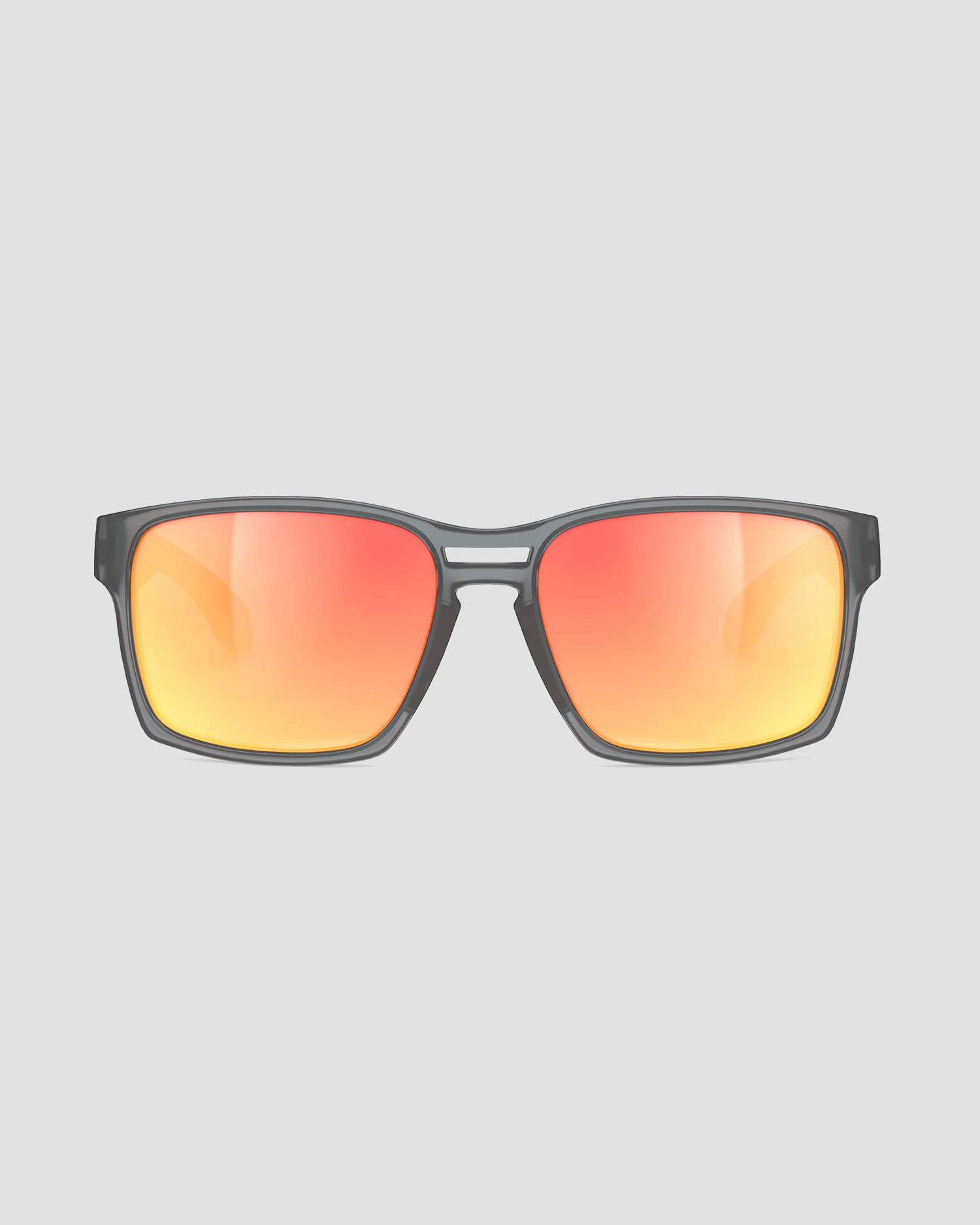 Lunettes de soleil grises et oranges Rudy Project Spinair 57 avec verres RP Optics Multilaser Orange