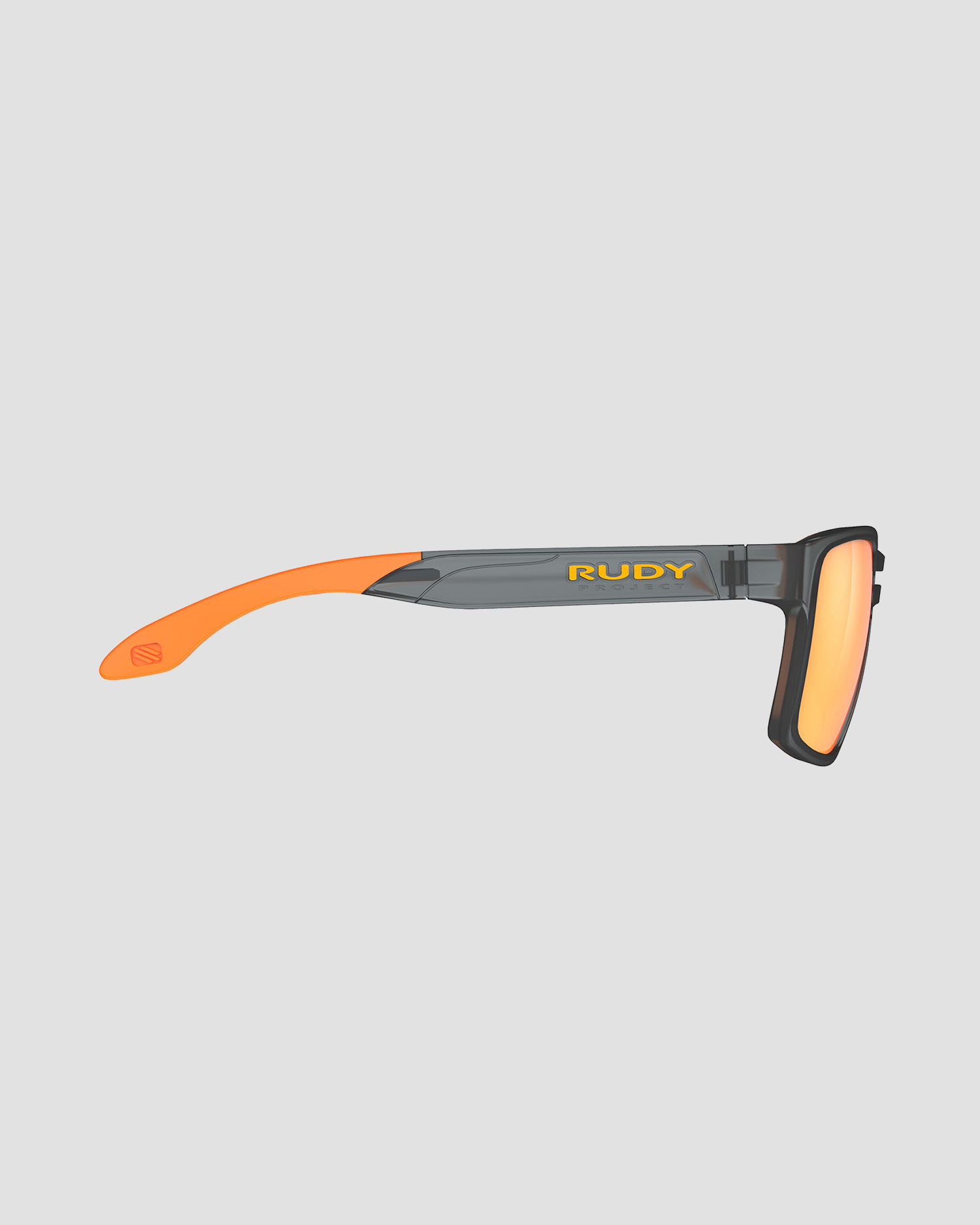 Lunettes de soleil grises et oranges Rudy Project Spinair 57 avec verres RP Optics Multilaser Orange