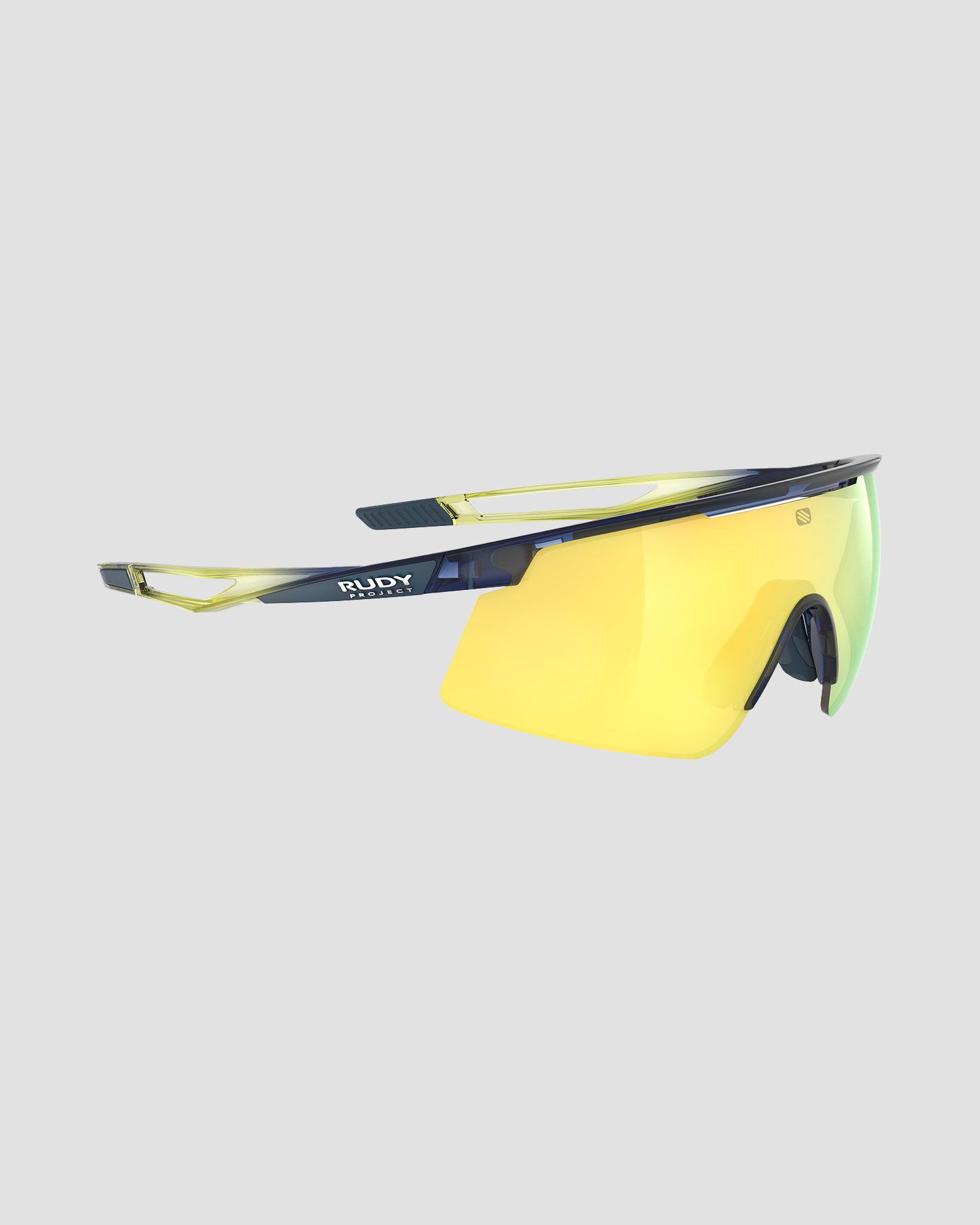 Rudy Project Turbolence Sonnenbrille in Schwarz und Gelb mit RP Optics Multilaser Yellow Gläsern