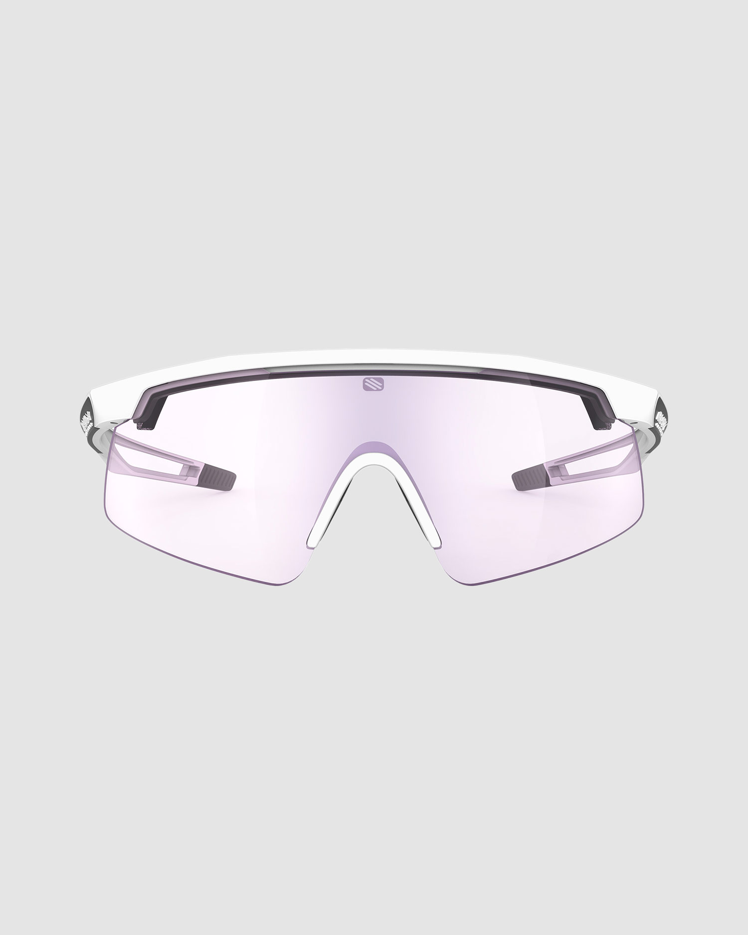 Fotochromatické okuliare Rudy Project Turbolence biele so šošovkami ImpactX® Photochromic 2 Laser Purple + doplnky