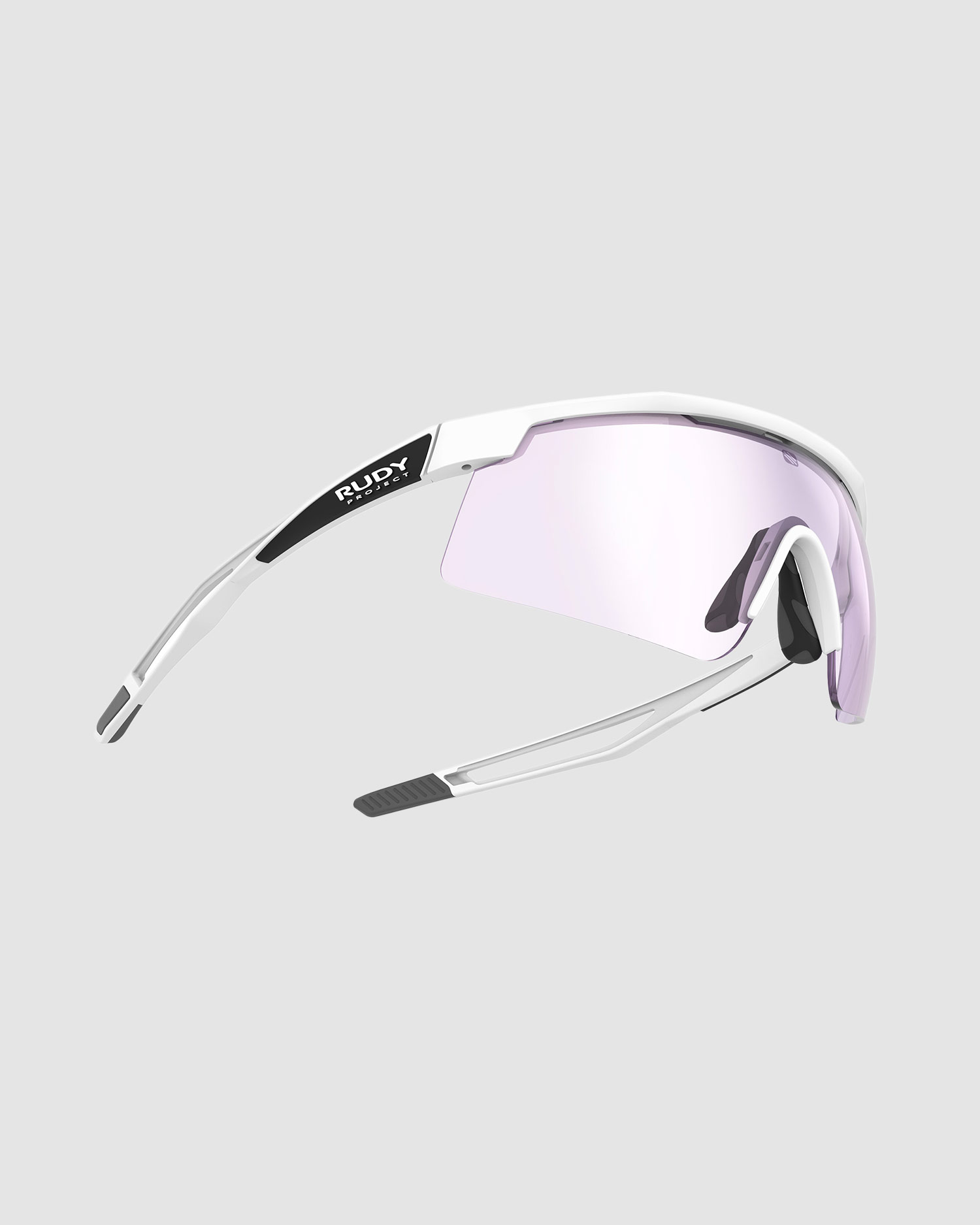 Fotochromatické okuliare Rudy Project Turbolence biele so šošovkami ImpactX® Photochromic 2 Laser Purple