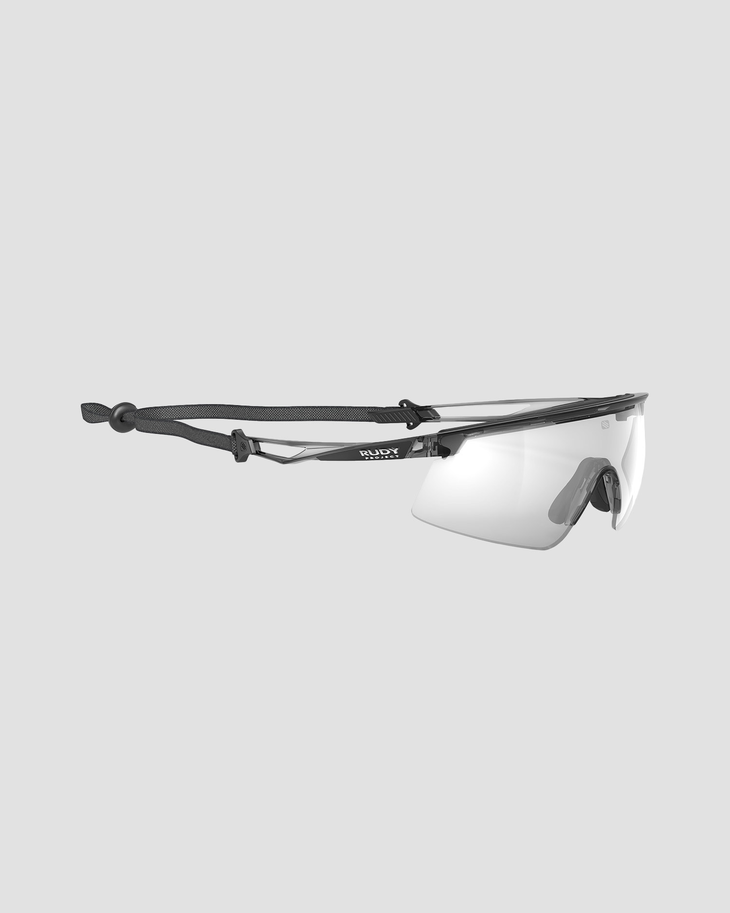 Fotochromatické okuliare Rudy Project Turbolence sivé so šošovkami ImpactX® Photochromic 2 Laser Black + doplnky