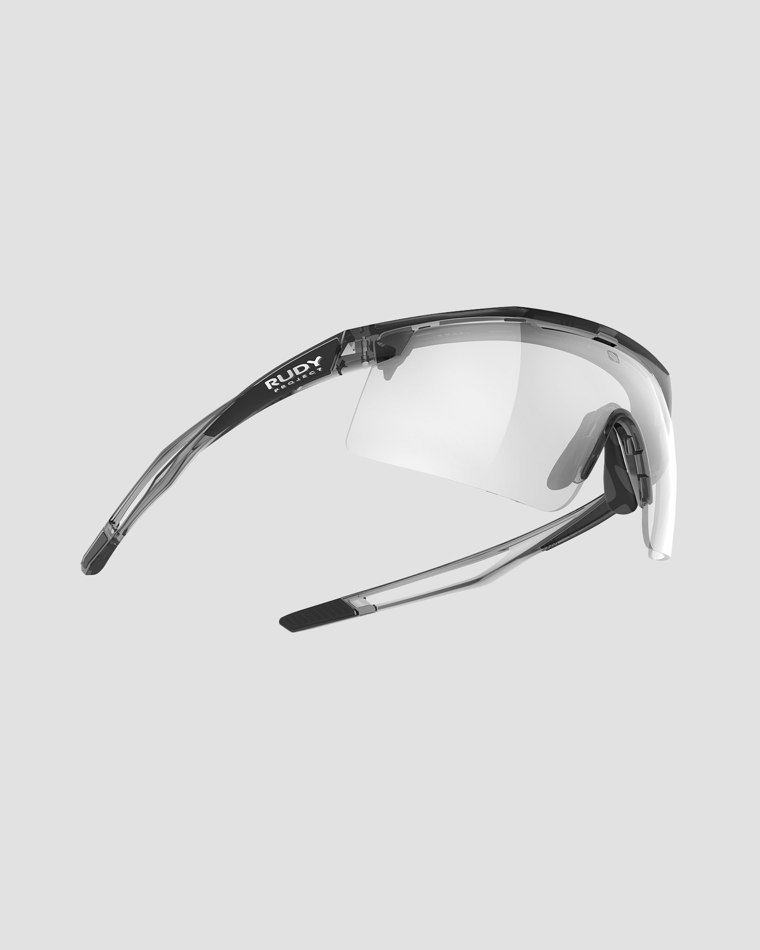 Ochelari fotocromatici Rudy Project Turbolence gri cu lentile ImpactX® Photochromic 2 Laser Black + accesorii