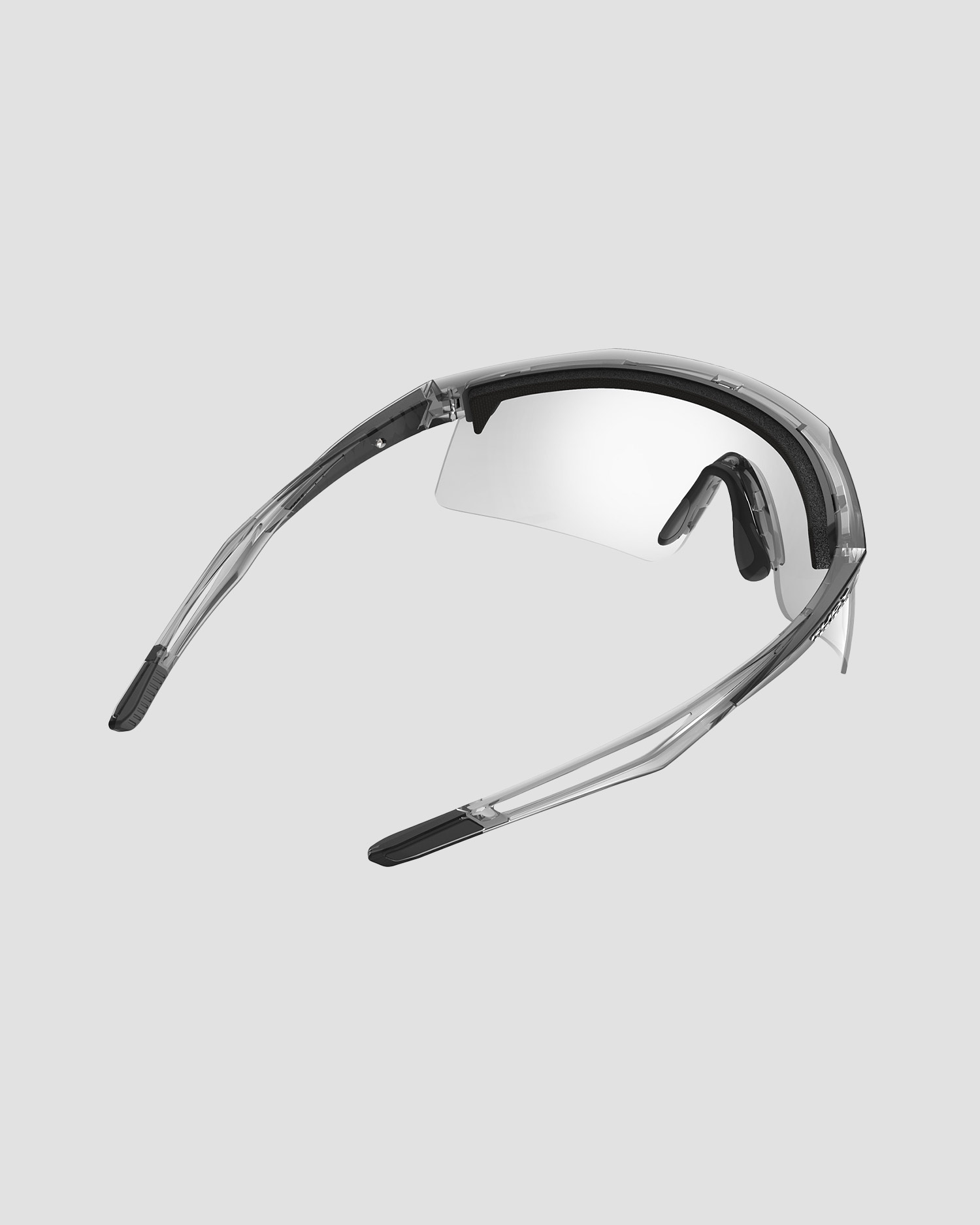 Ochelari fotocromatici Rudy Project Turbolence gri cu lentile ImpactX® Photochromic 2 Laser Black + accesorii