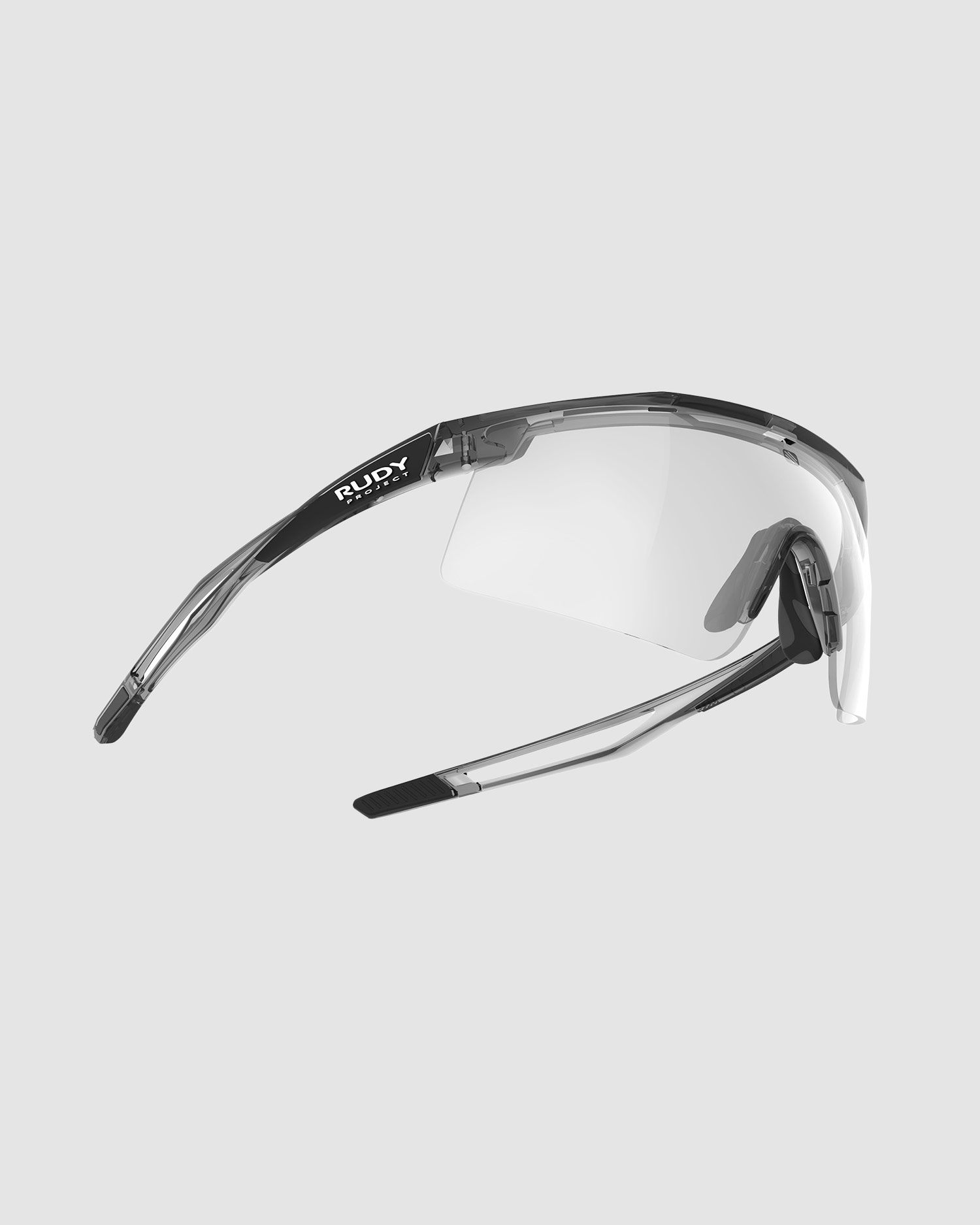 Okulary fotochromatyczne Rudy Project Turbolence szare z soczewkami ImpactX® Photochromic 2 Laser Black