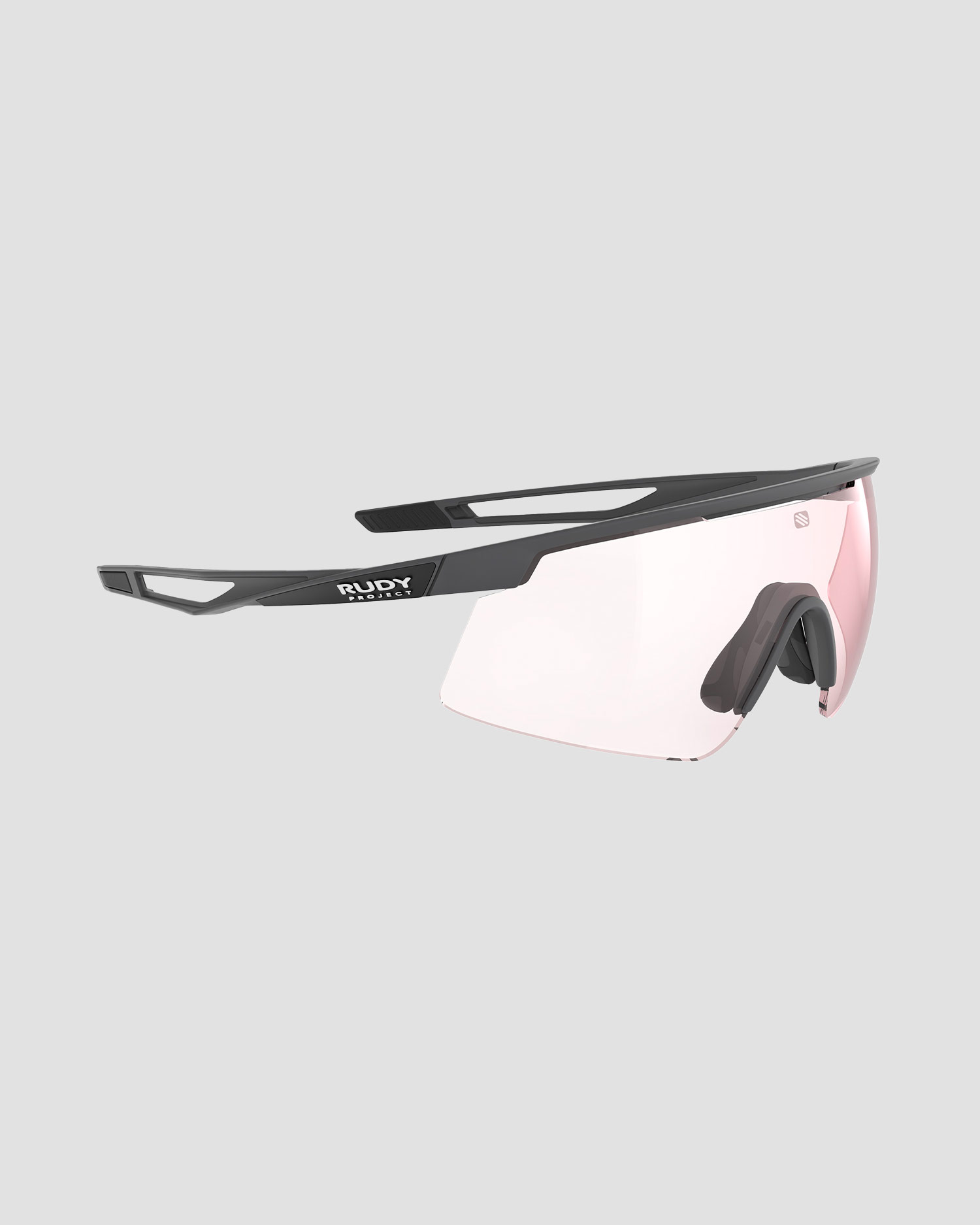 Fotochromatické okuliare Rudy Project Turbolence čierne so šošovkami ImpactX® Photochromic 2 Red