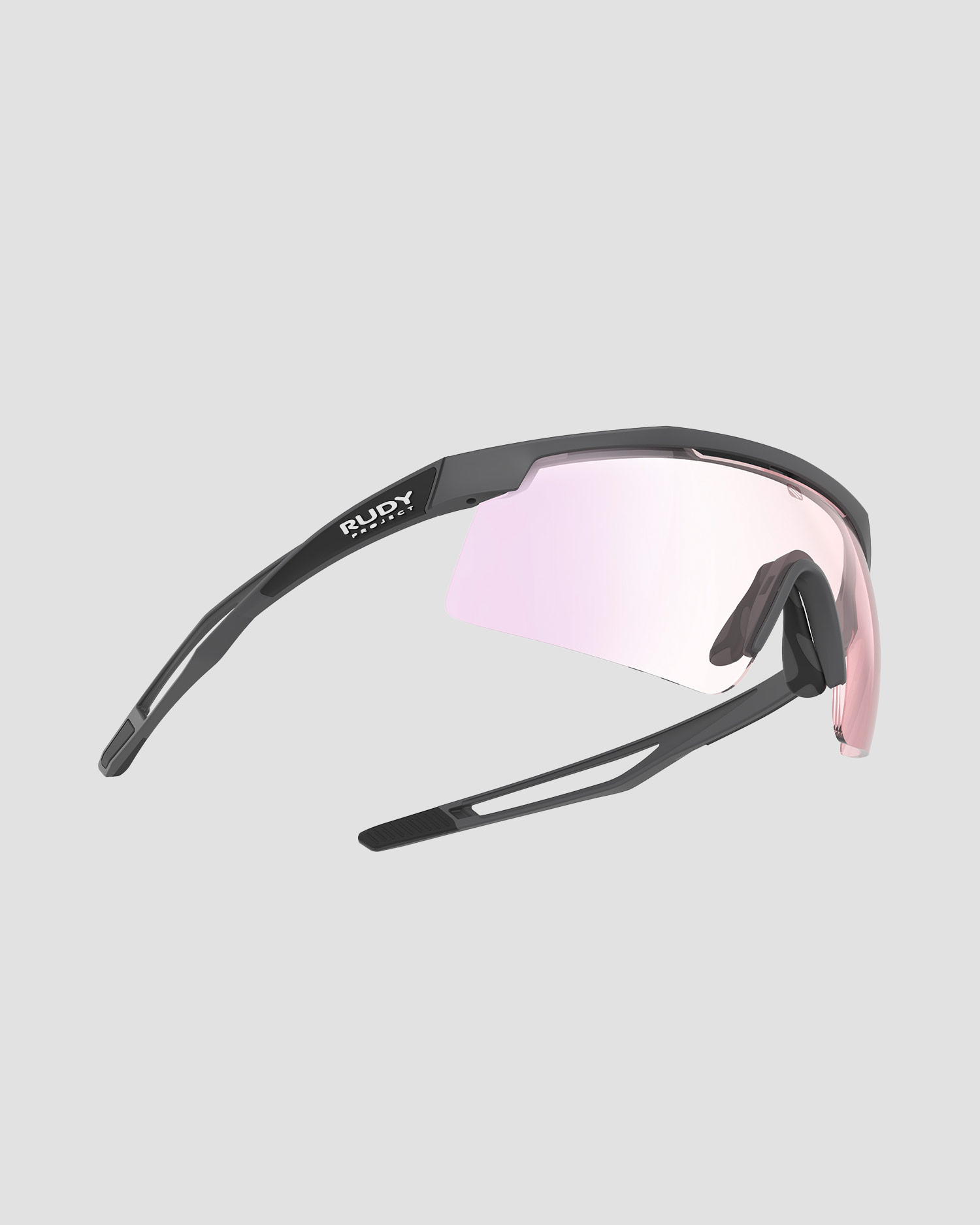 Okulary fotochromatyczne Rudy Project Turbolence czarne z soczewkami ImpactX® Photochromic 2 Red