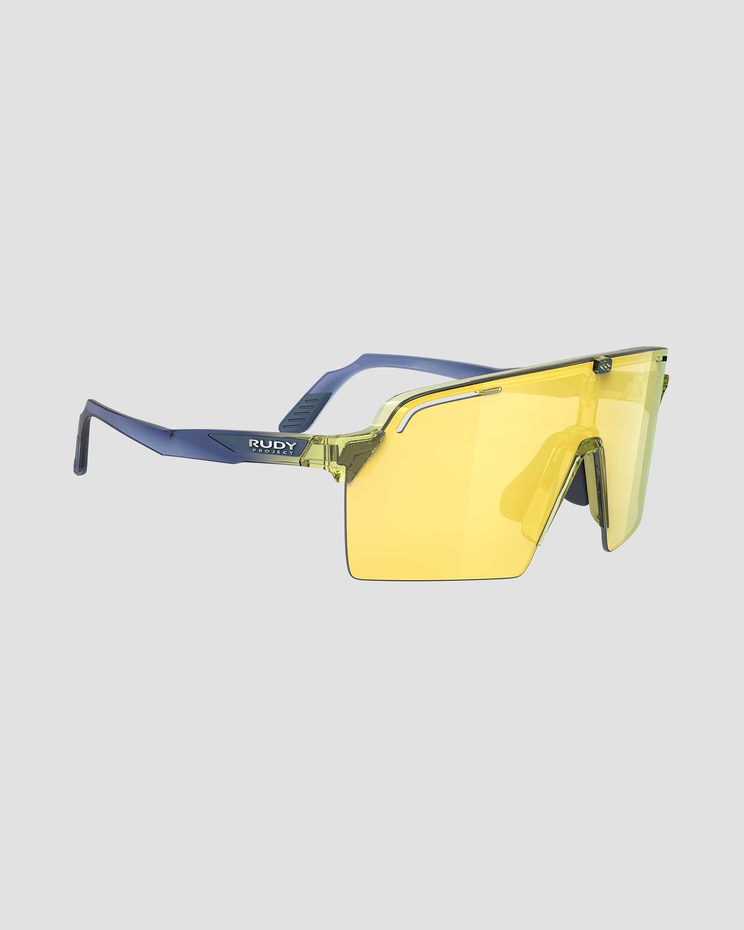 Occhiali Rudy Project Spinshield Pro blu scuro-gialli con lente RP Optics Multilaser Yellow, Colore/Disegno: Żółty,Granatowy
