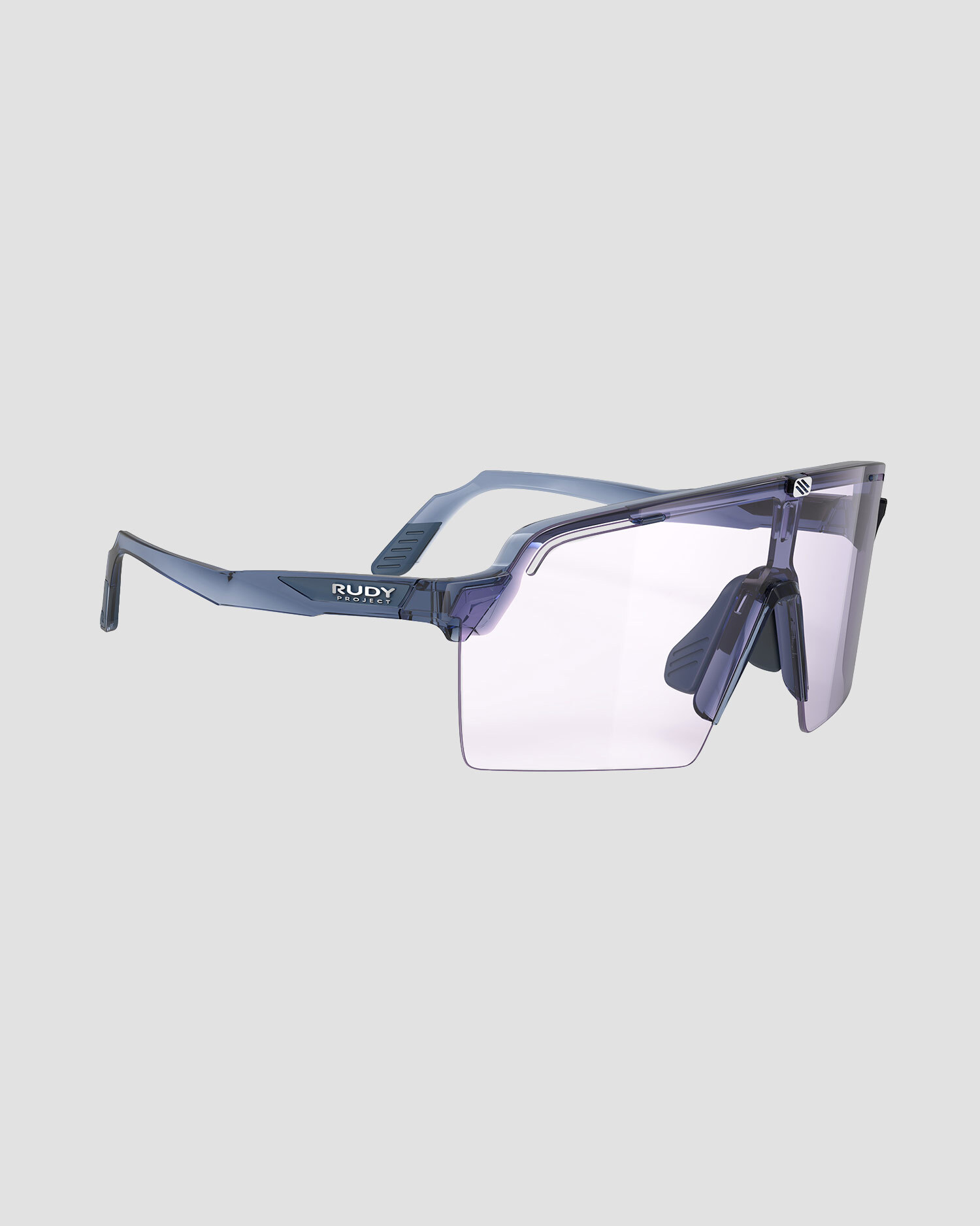 Occhiali fotocromatici Rudy Project Spinshield Pro blu scuro con lenti ImpactX™ Photochromic 2 Laser Purple, Colore/Disegno: Granatowy