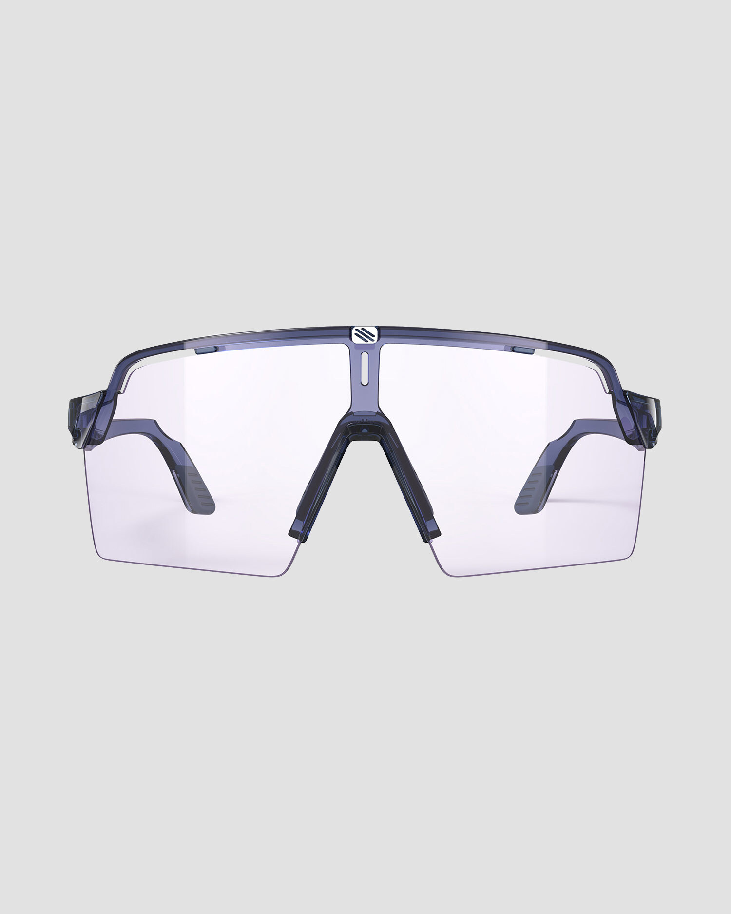 Occhiali fotocromatici Rudy Project Spinshield Pro blu scuro con lenti ImpactX™ Photochromic 2 Laser Purple