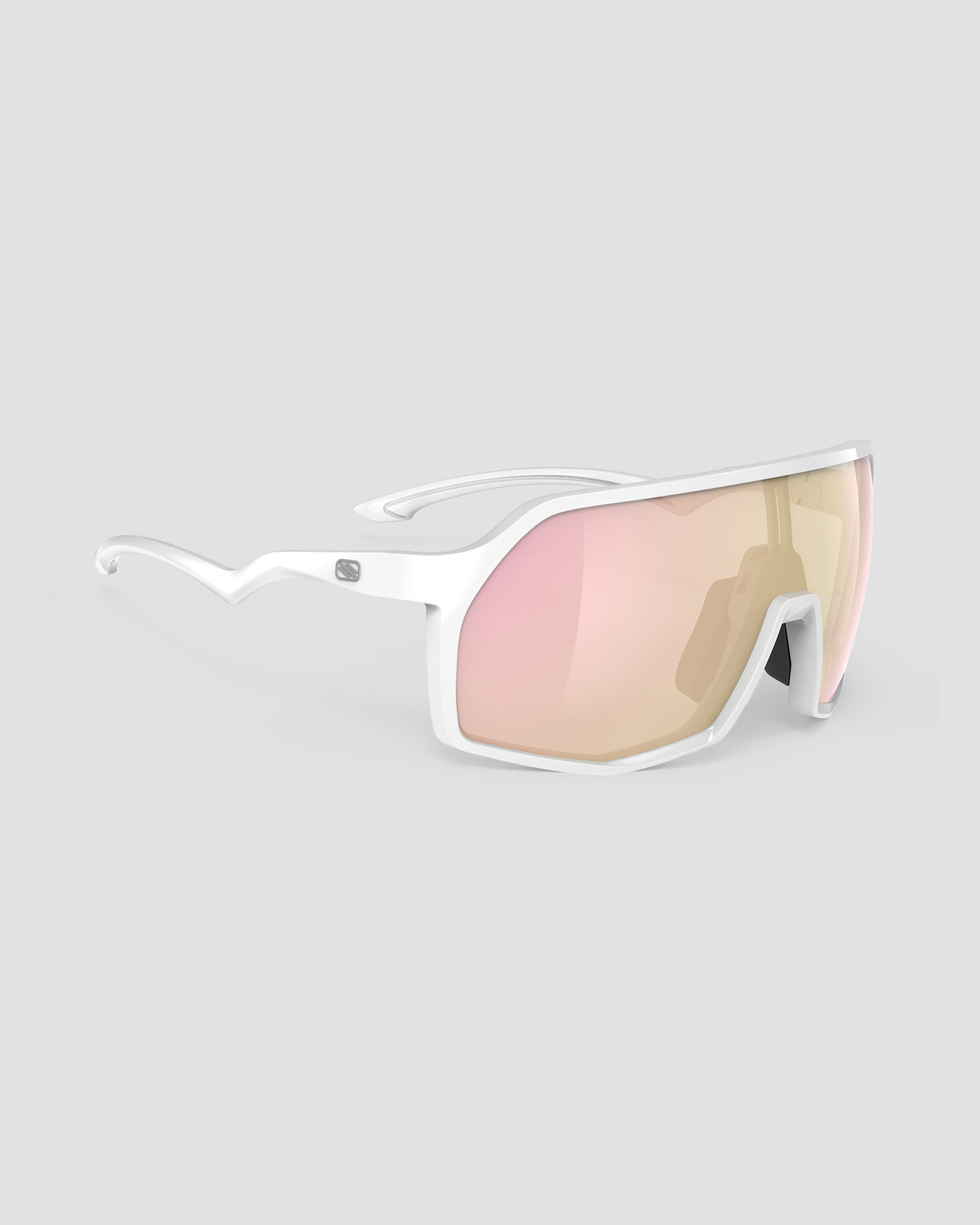 Occhiali da sole Rudy Project Thunder bianchi con lente RP Optics Multilaser Rose Gold, Colore/Disegno: Biały
